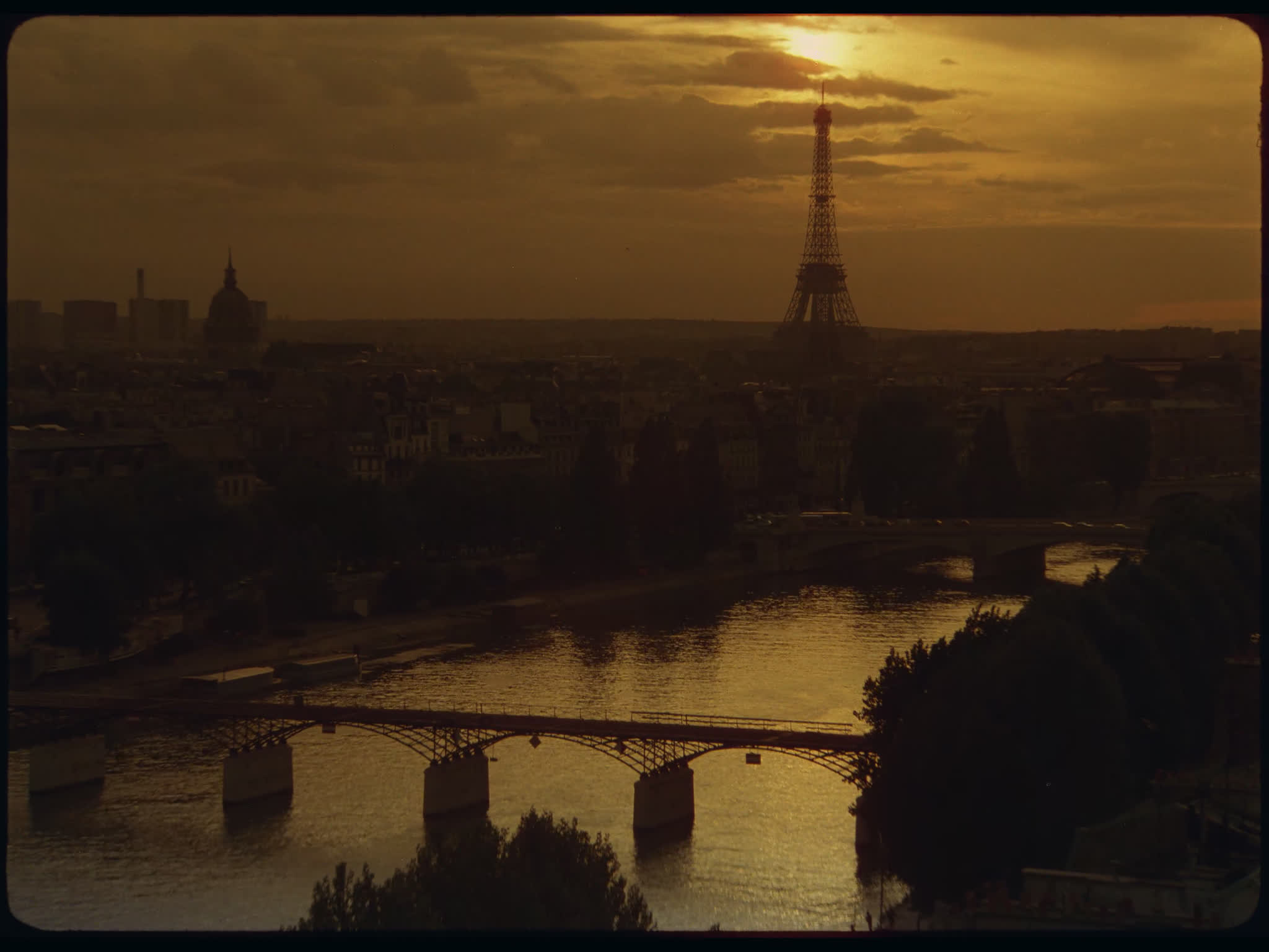 Paris Cityscape Sunrise