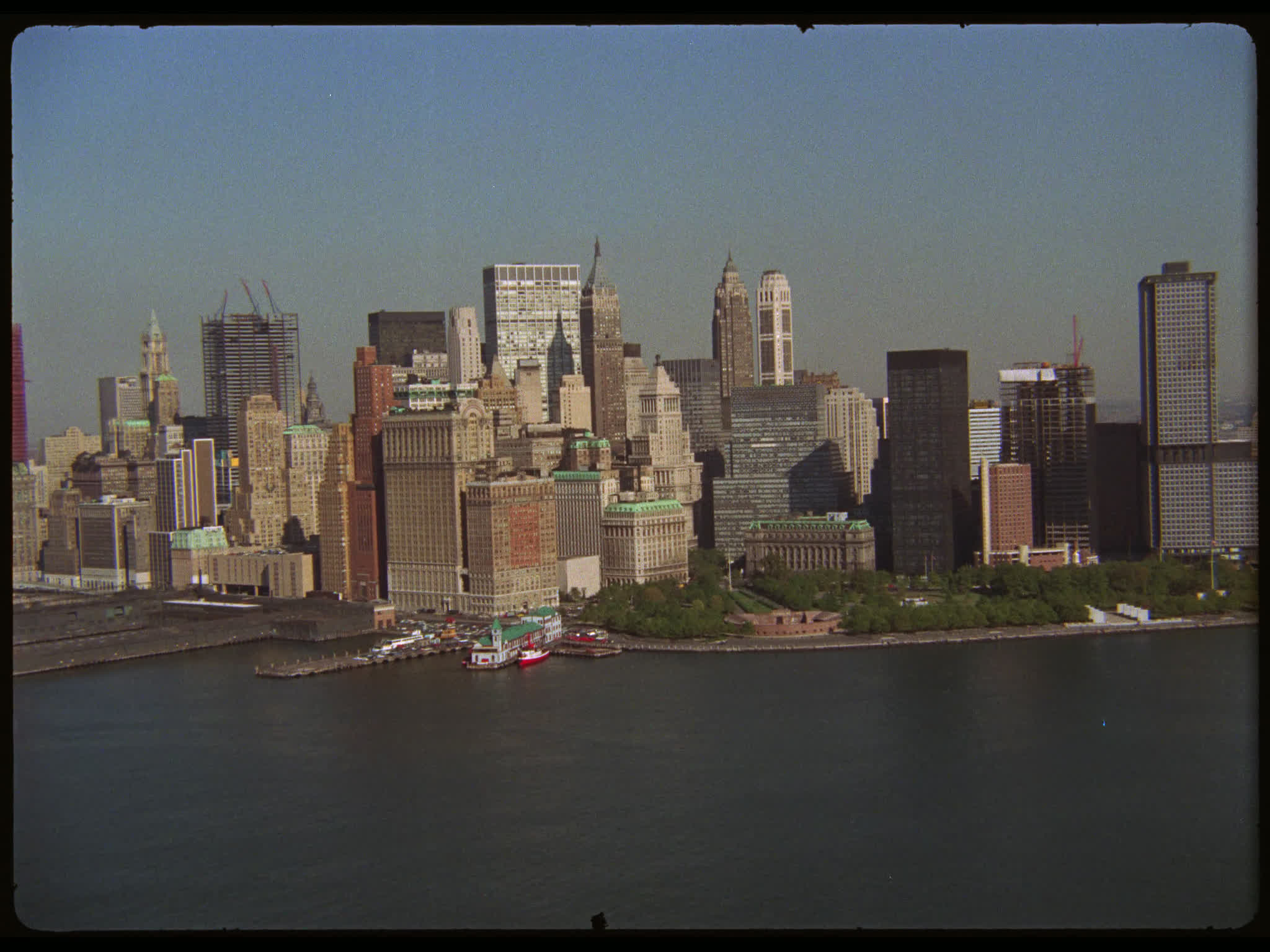 Aerial View of NYC's Financial District