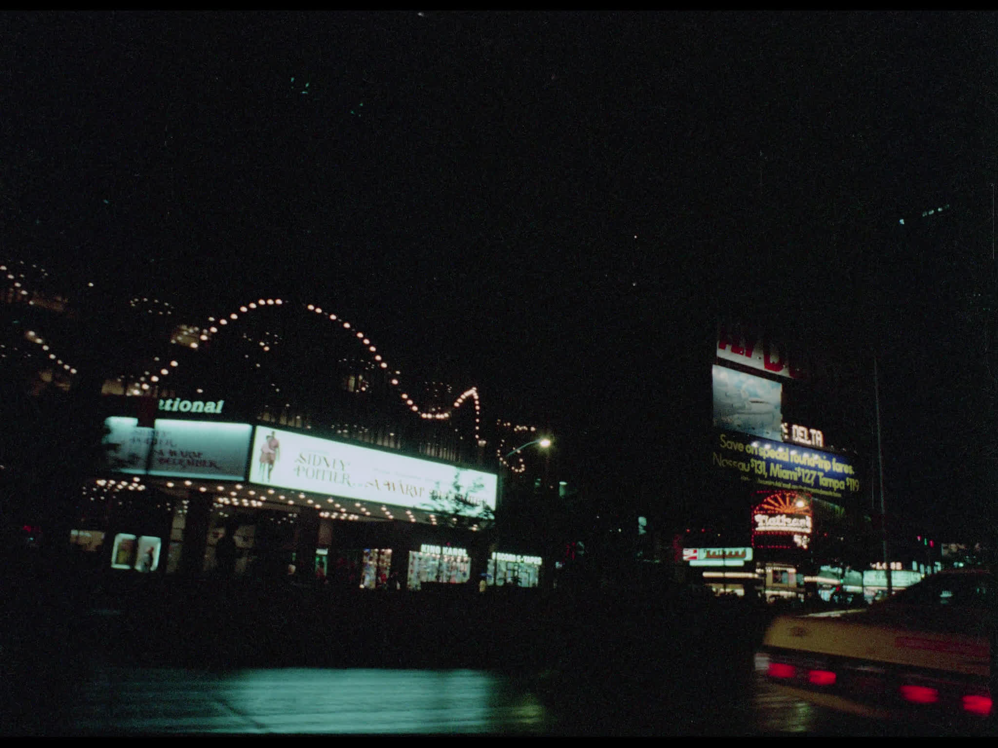 Driving Through Times Square