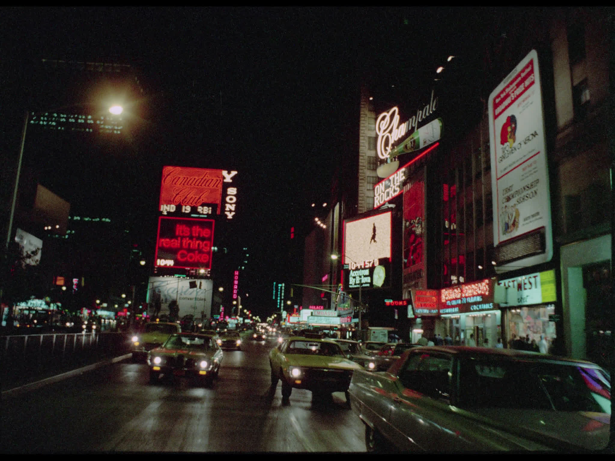 Driving Through Times Square