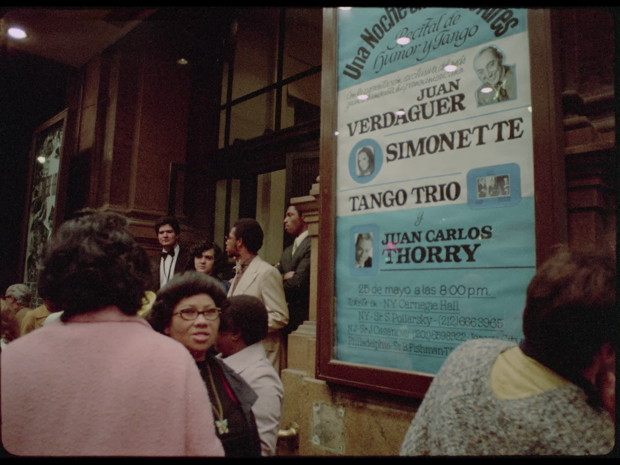 Crowds Outside Carnegie Hall