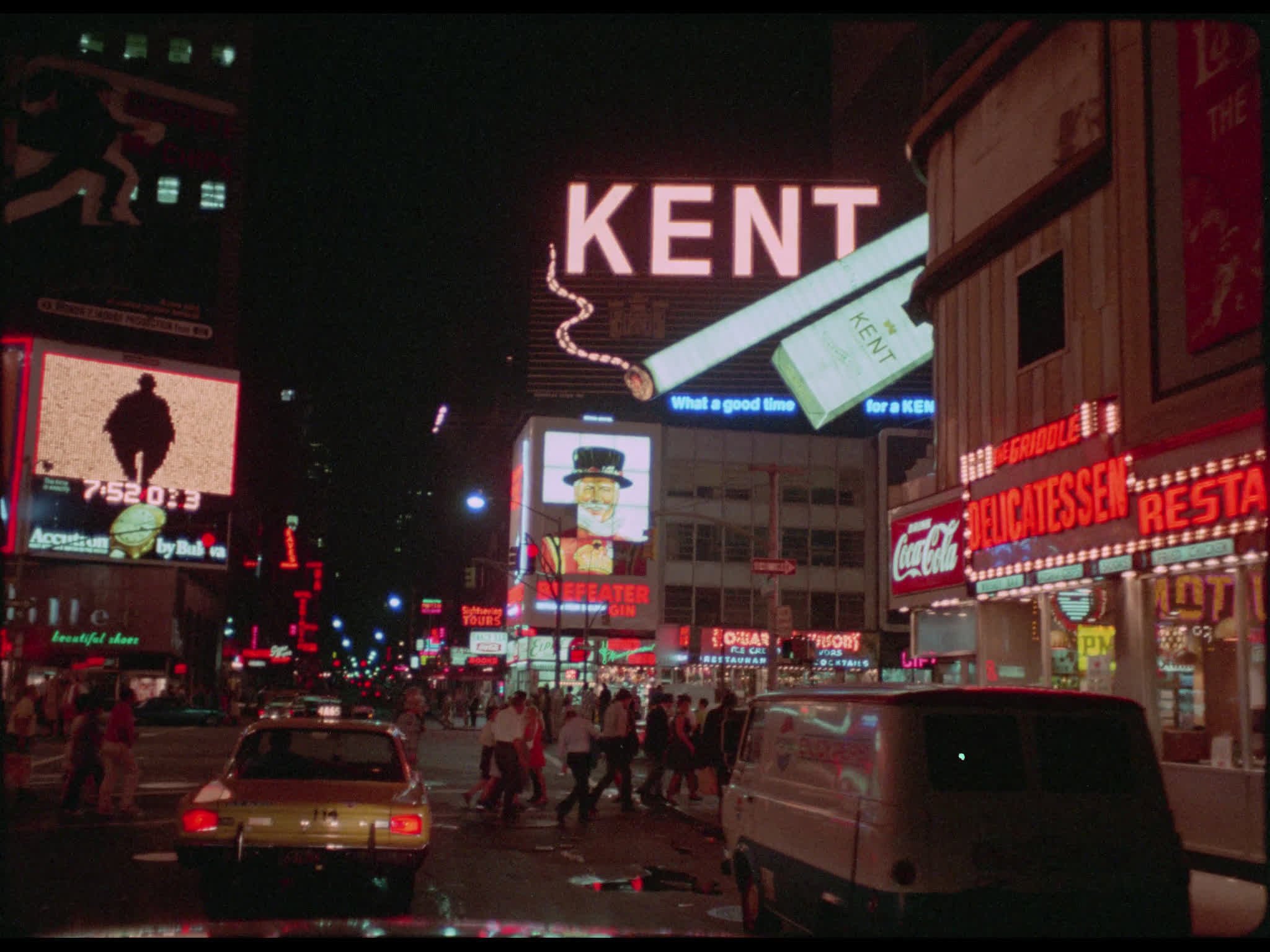 Driving Through Times Square