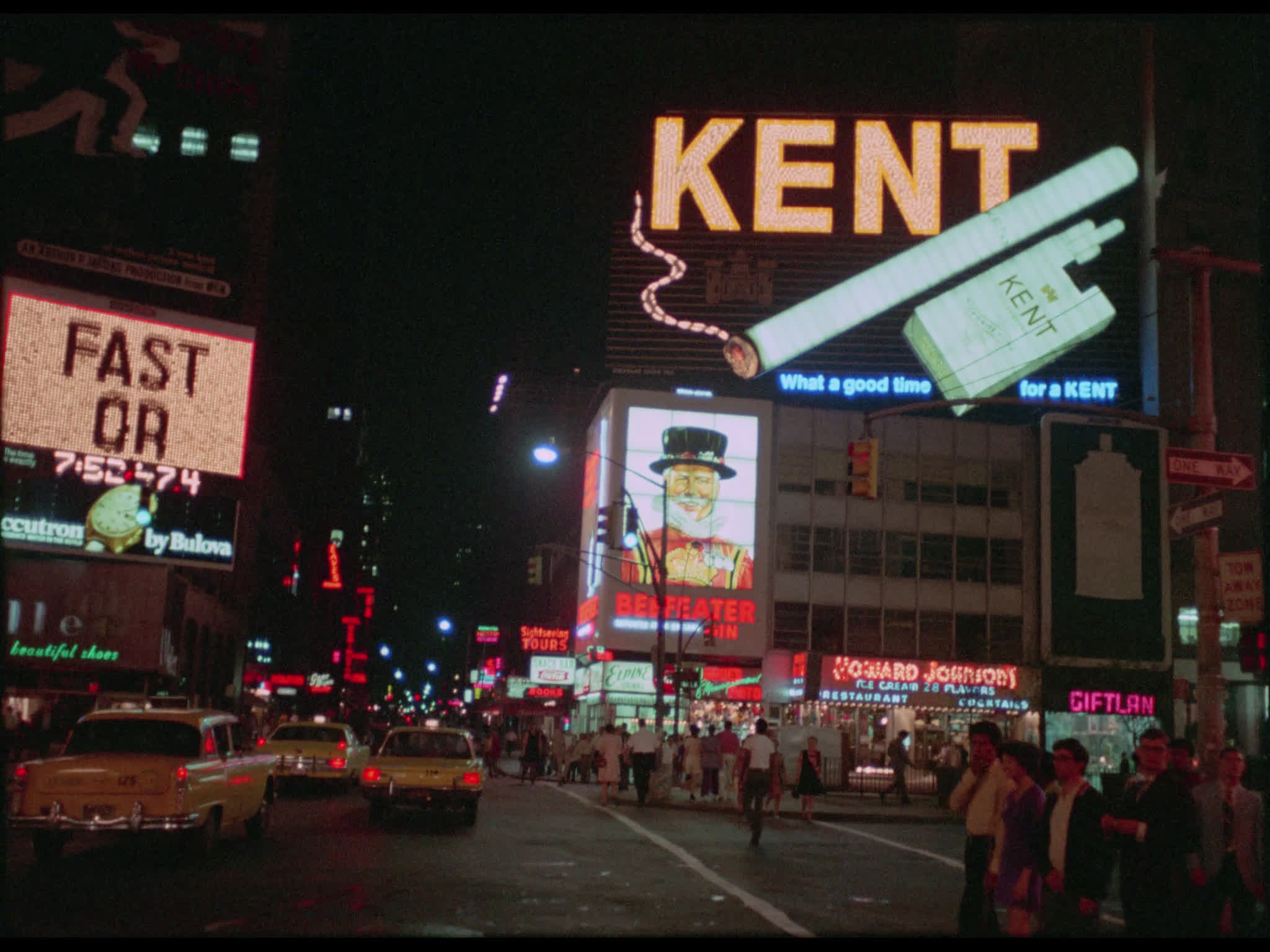 Driving Through Times Square
