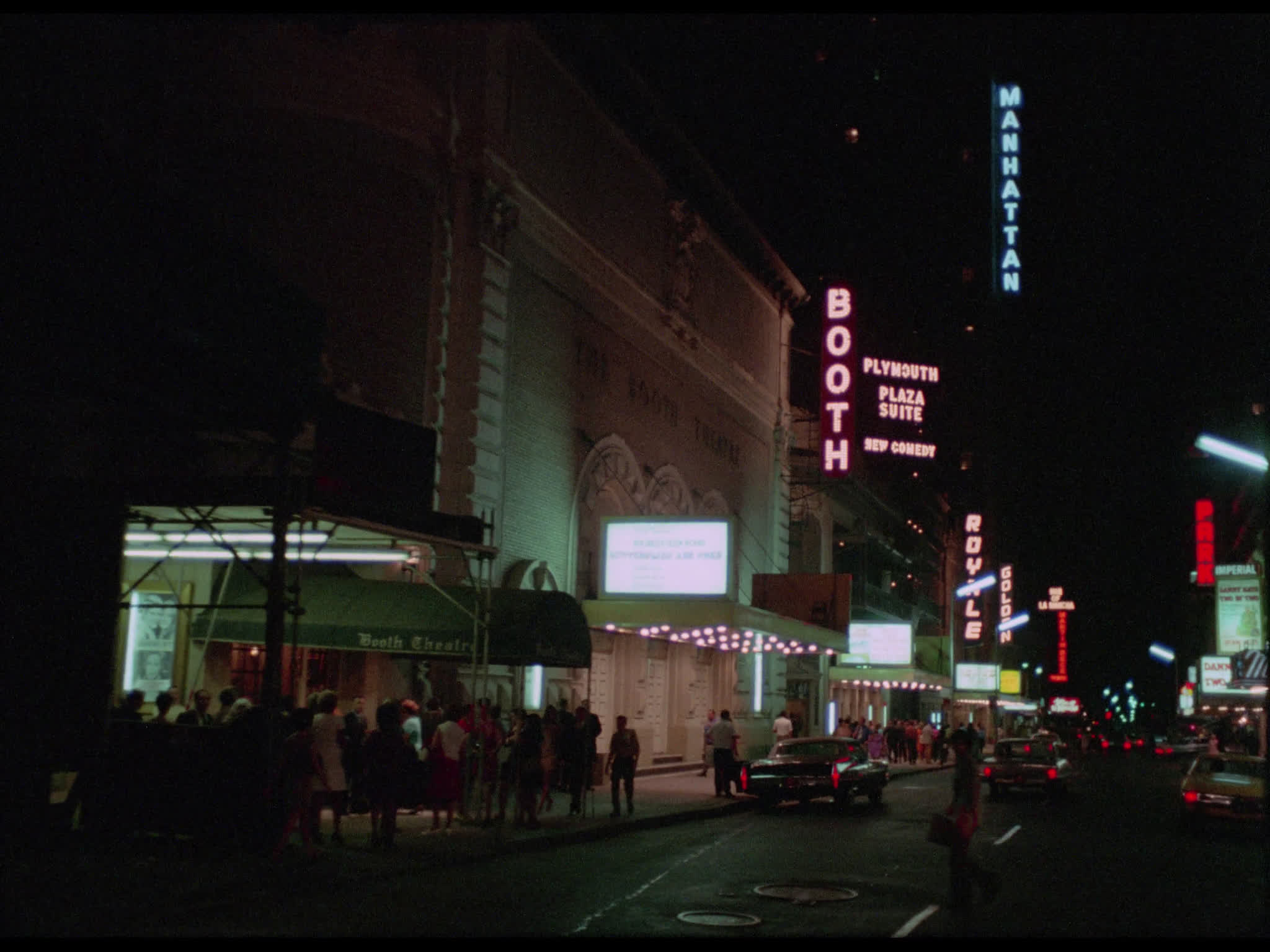 Driving Past New York City Theatres