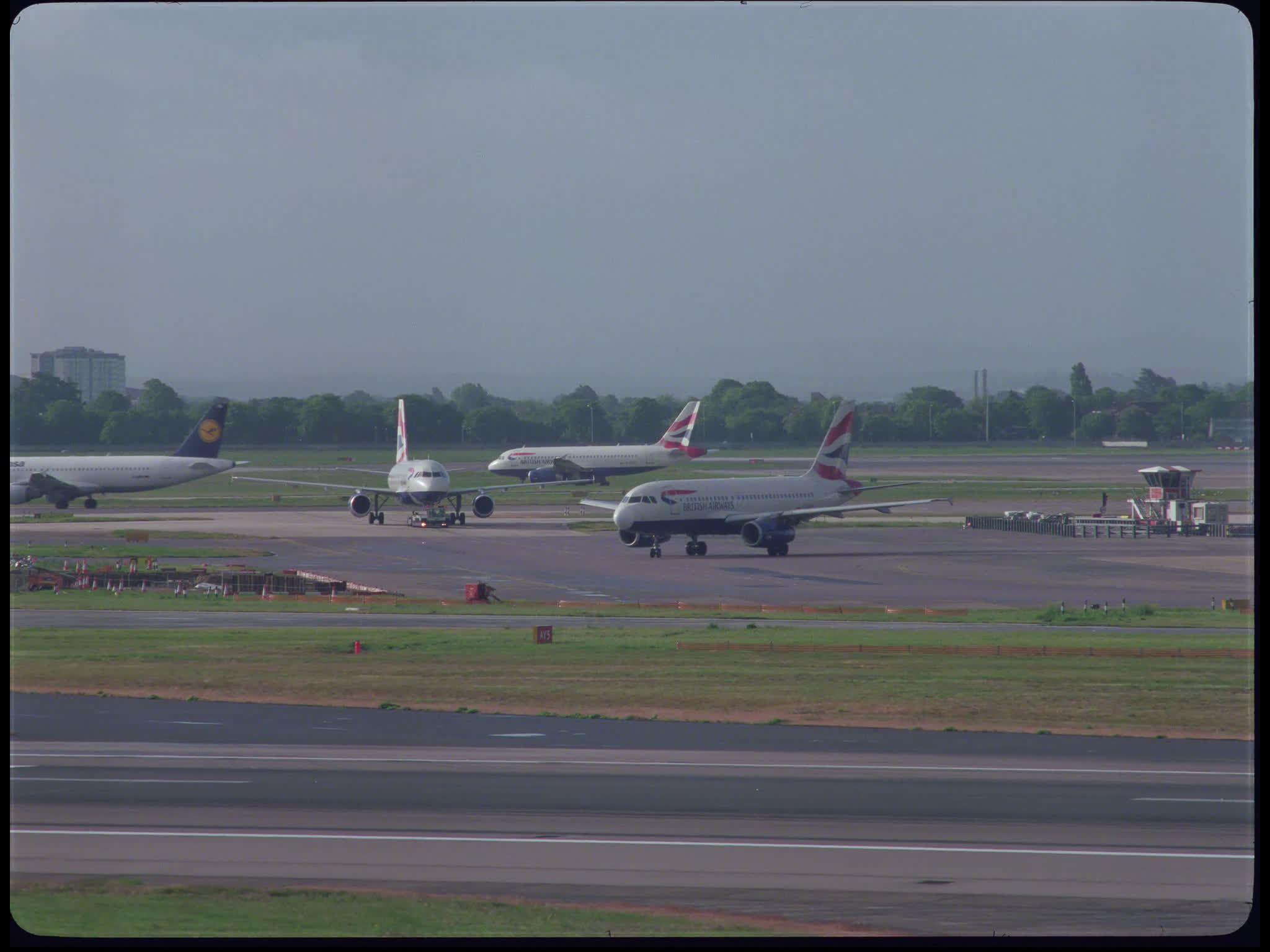 Various Planes at Heathrow