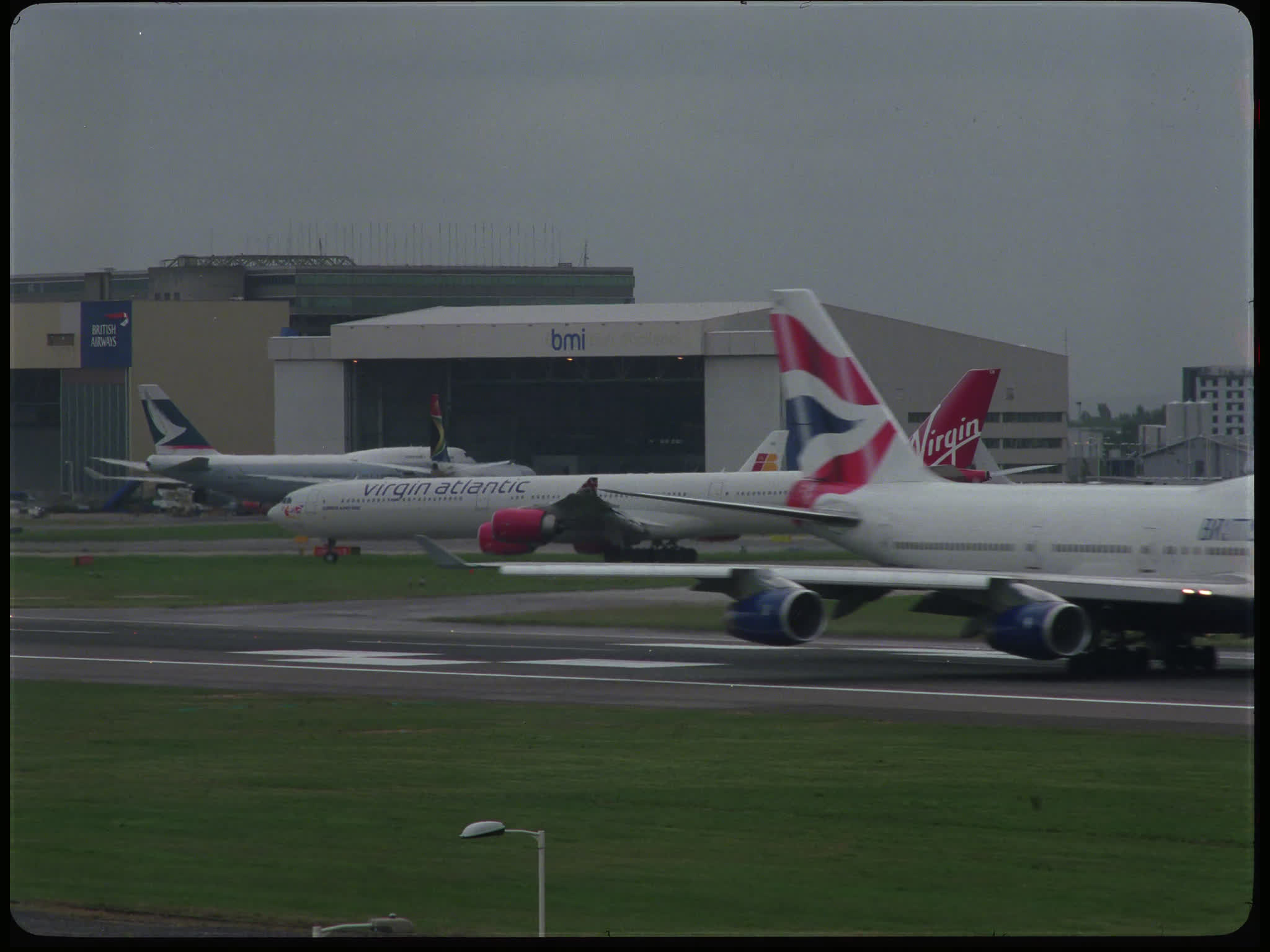 Various Planes at Heathrow
