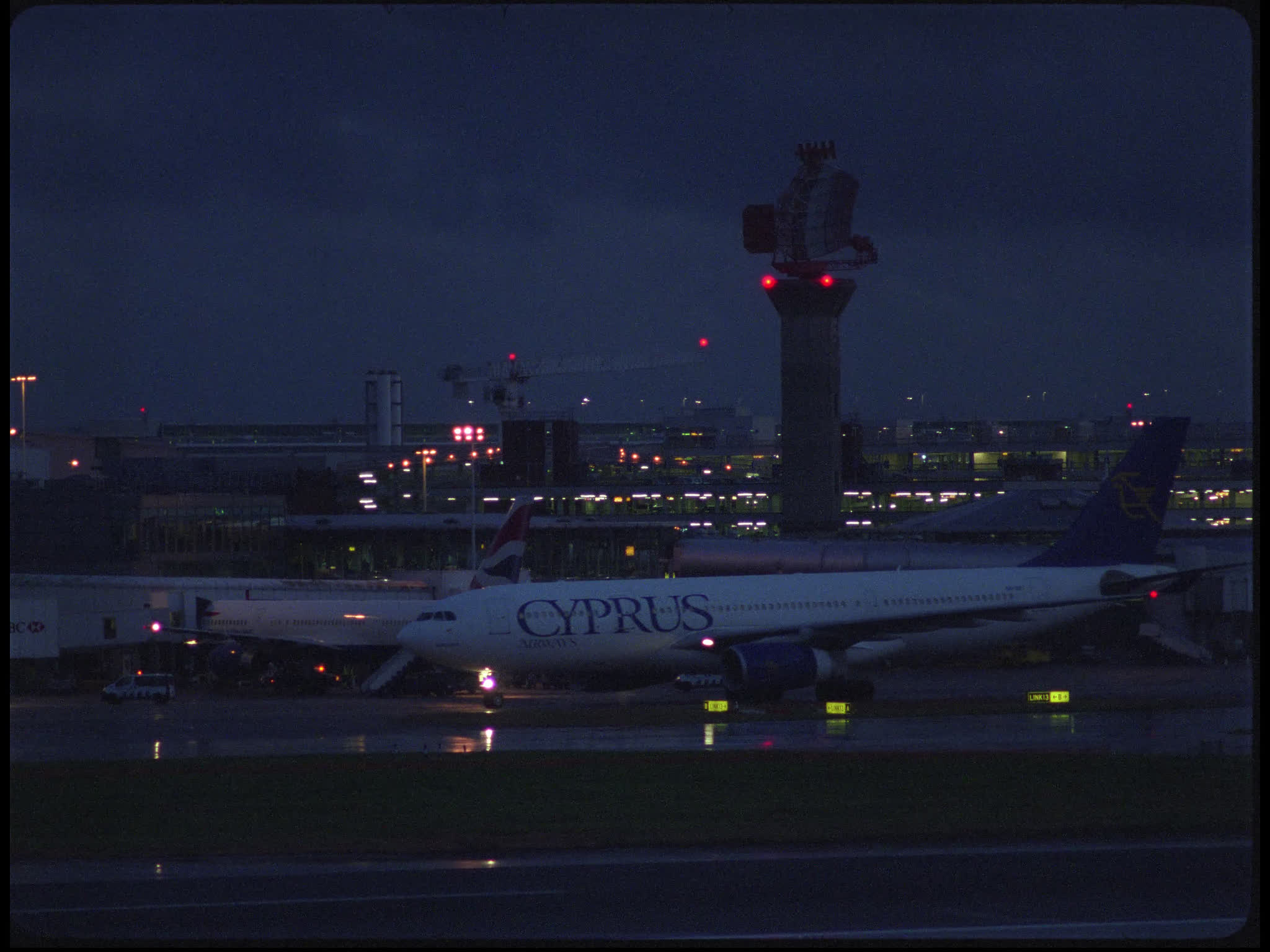 Cyprus Airbus A330 Taxiing