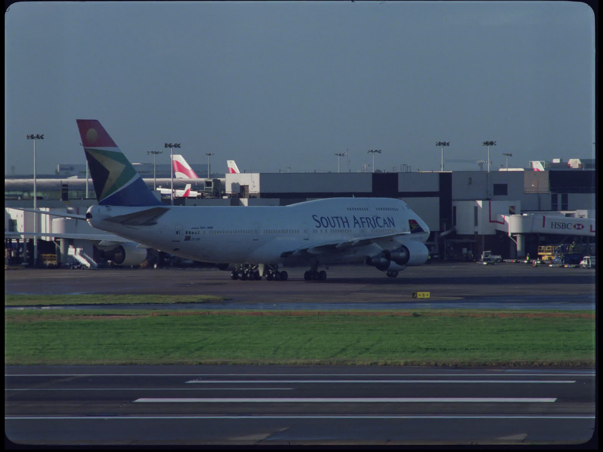 South African Airways Boeing 747 Taxiing