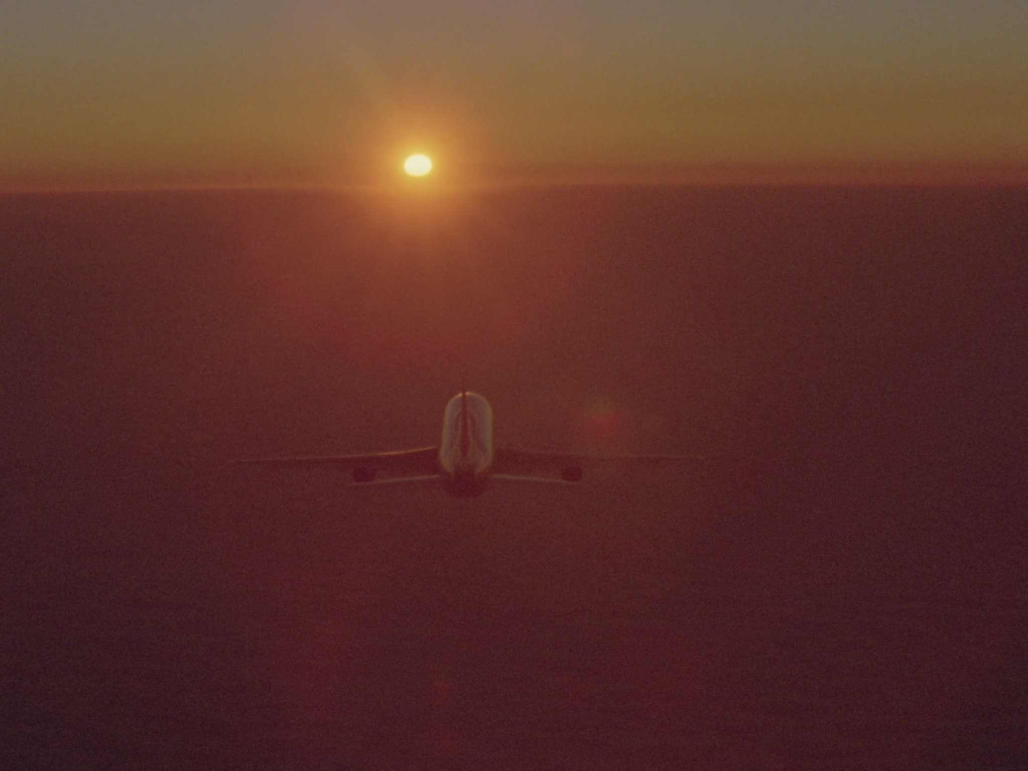 Tristar Plane in Flight