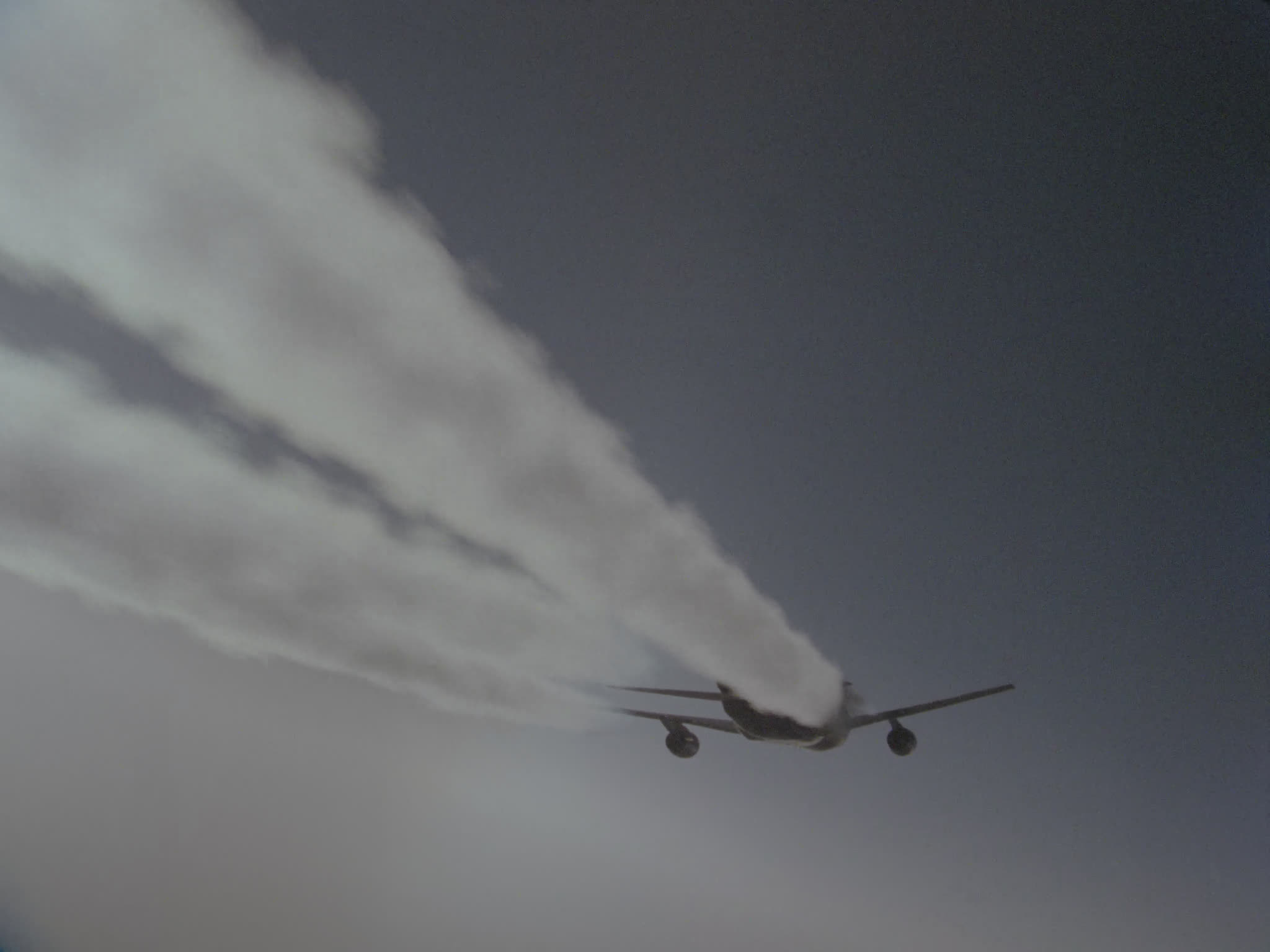 Tristar Plane in Flight