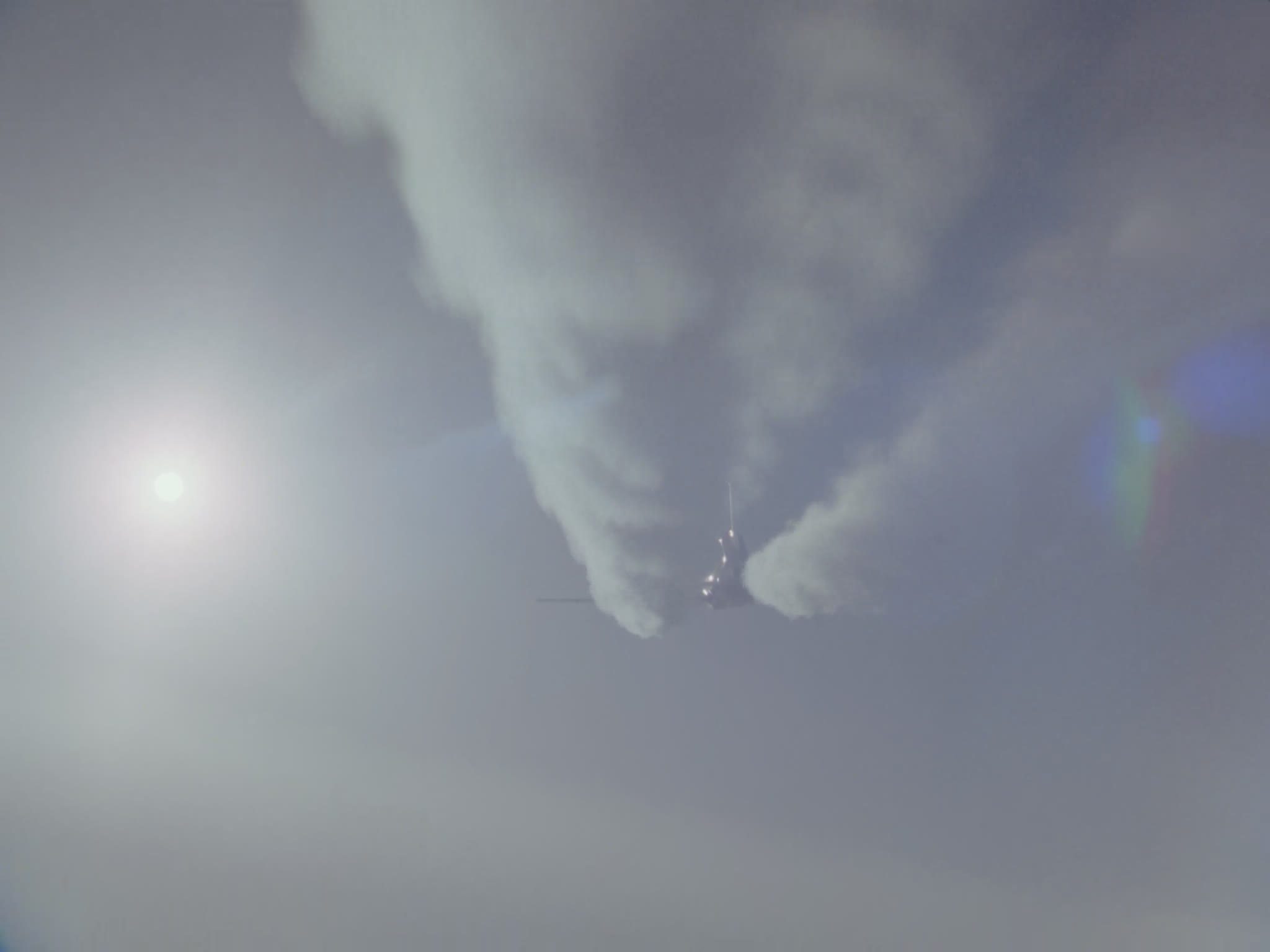 Tristar Plane in Flight