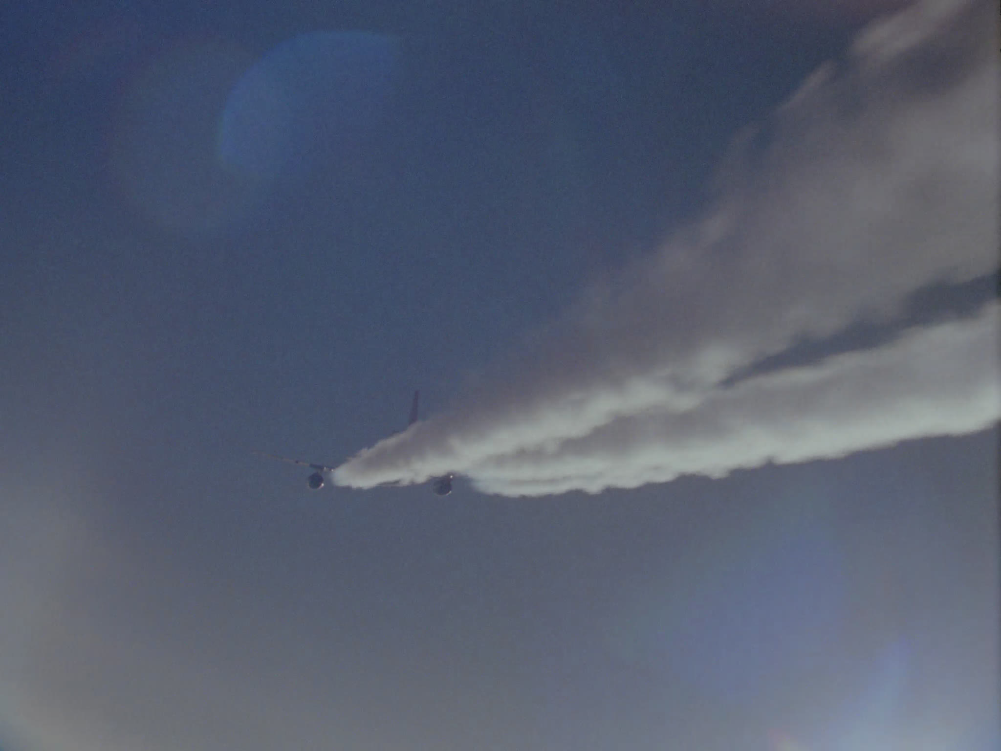 Tristar Plane in Flight