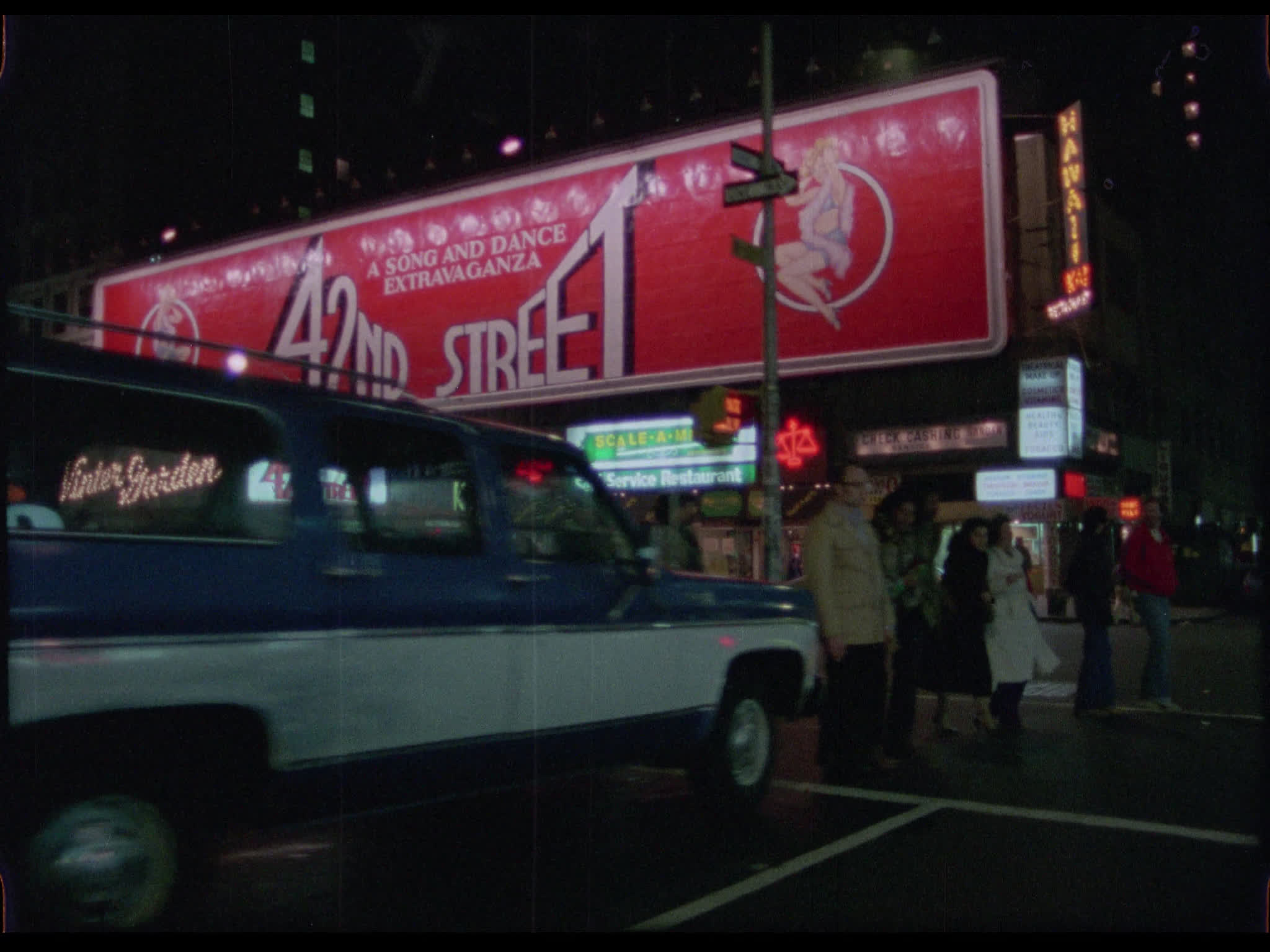 Driving Through Times Square