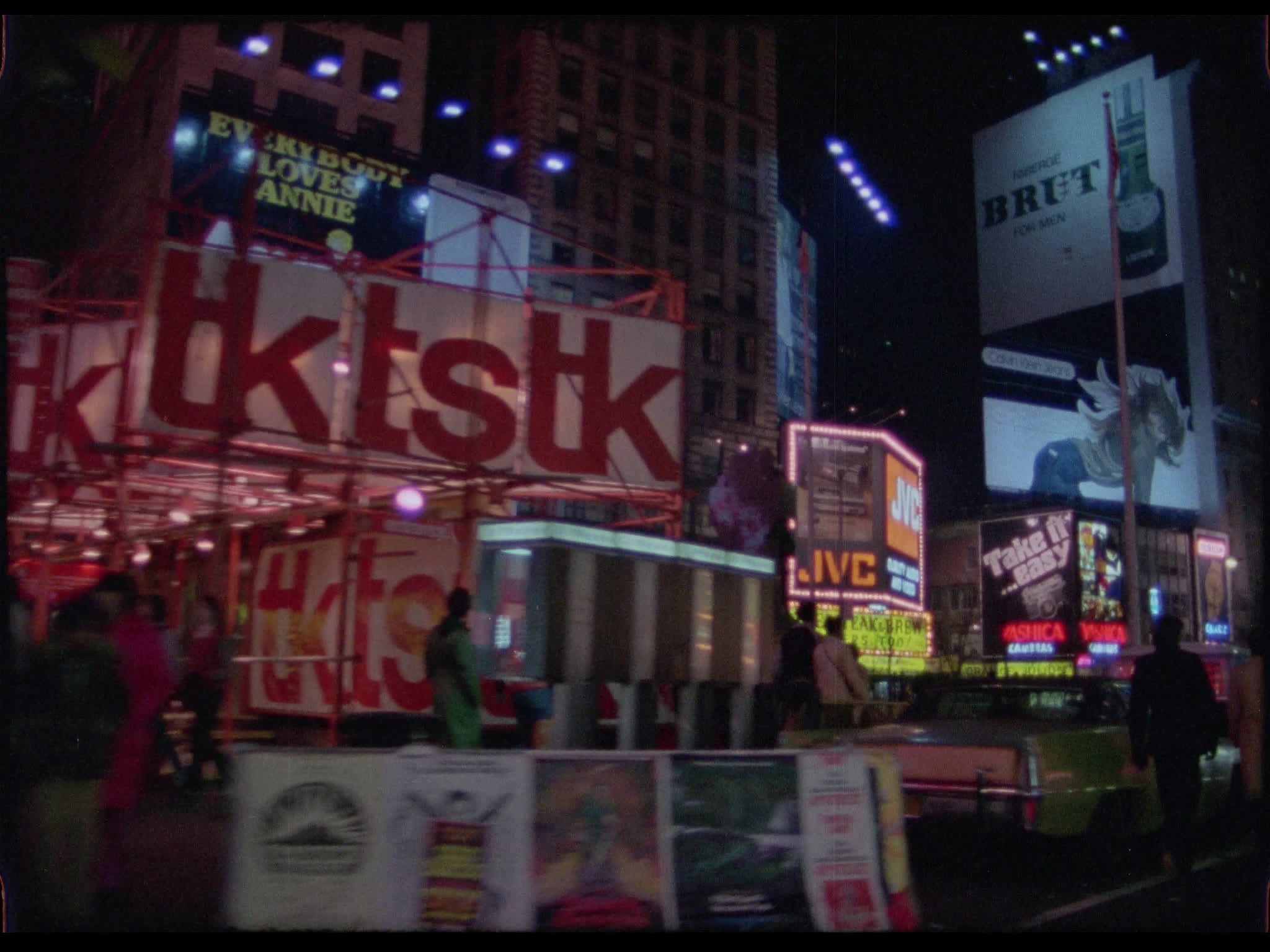 Driving Through Times Square