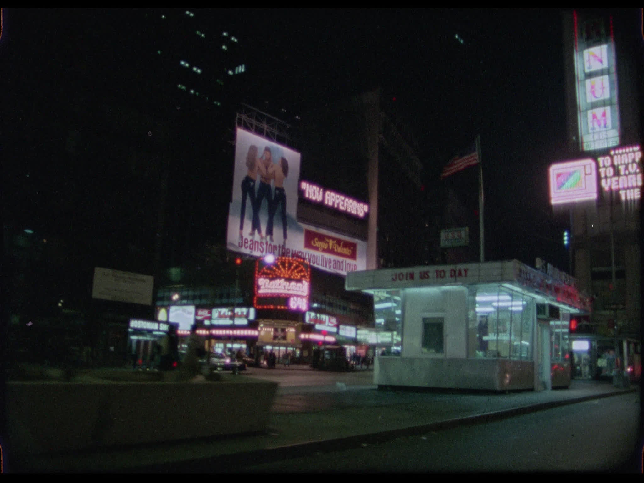 Driving Through Times Square