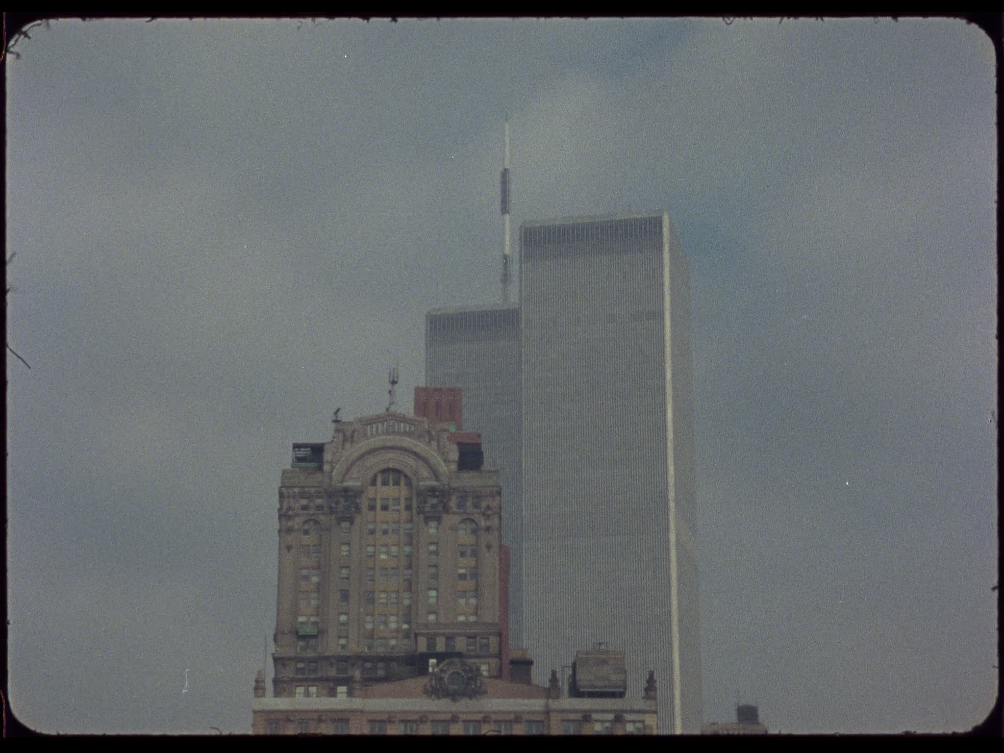 Twin Towers and Manhattan Skyline