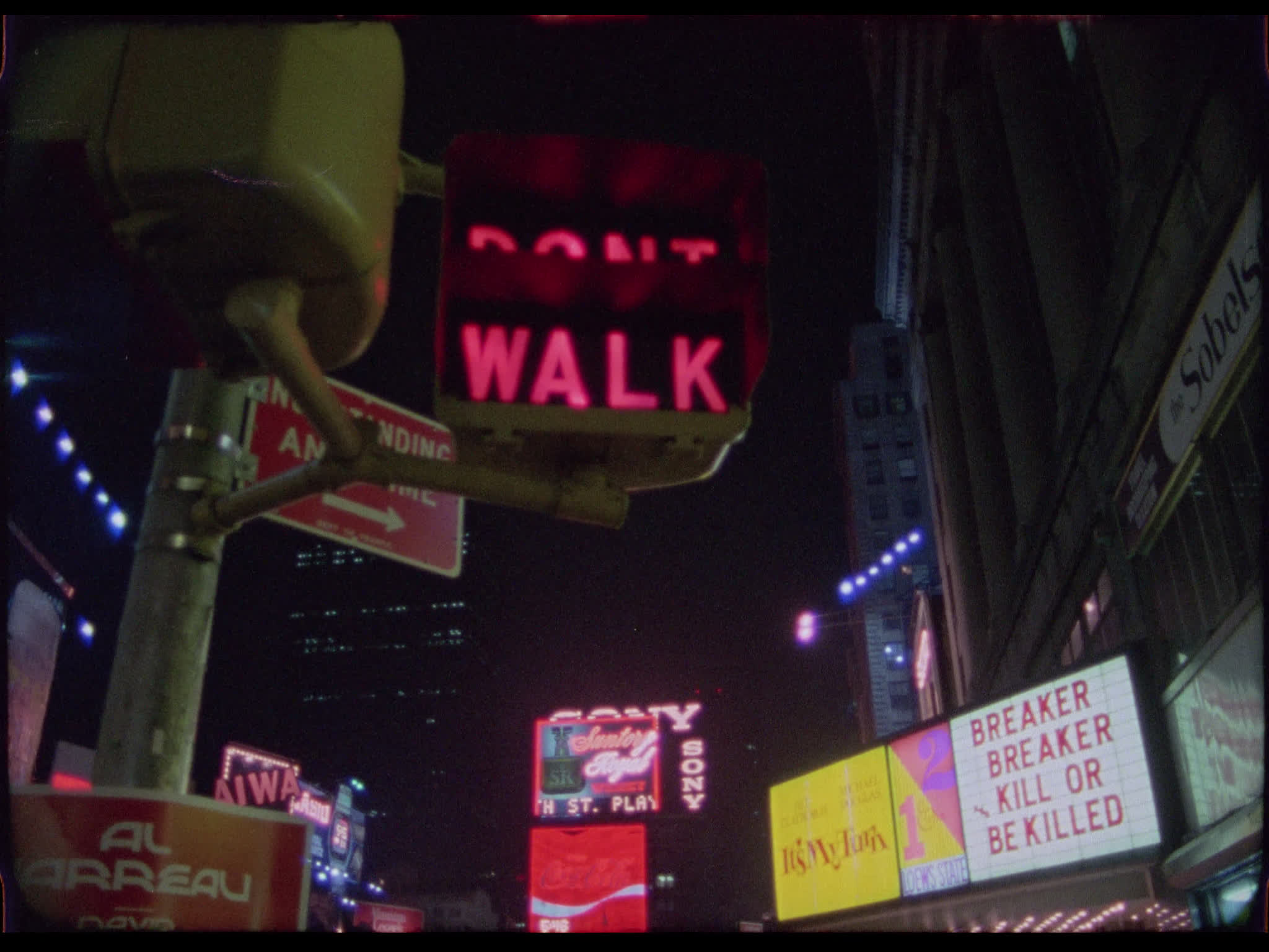 Walking Through Times Square