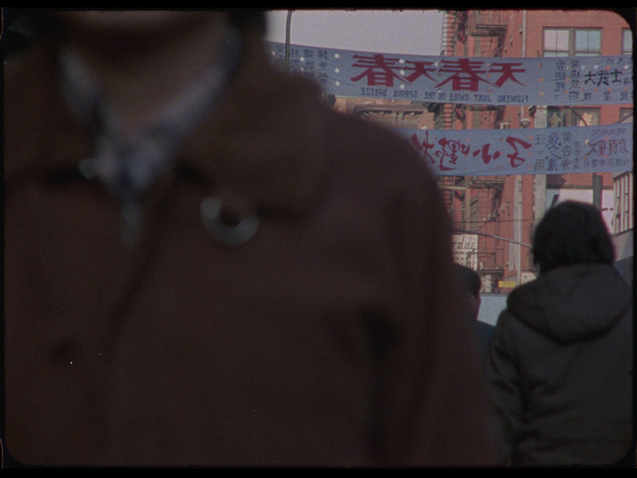 Pedestrians in Chinatown