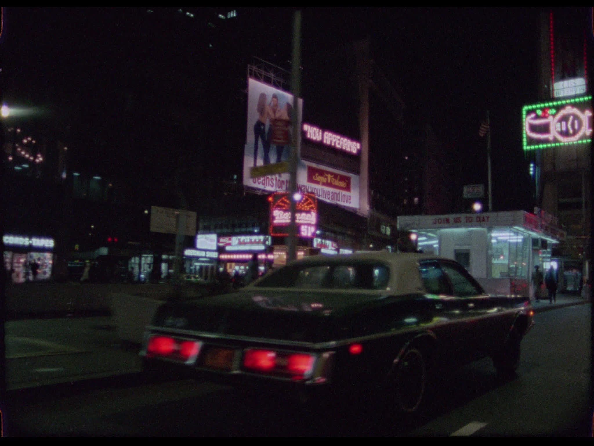 Driving Through Times Square