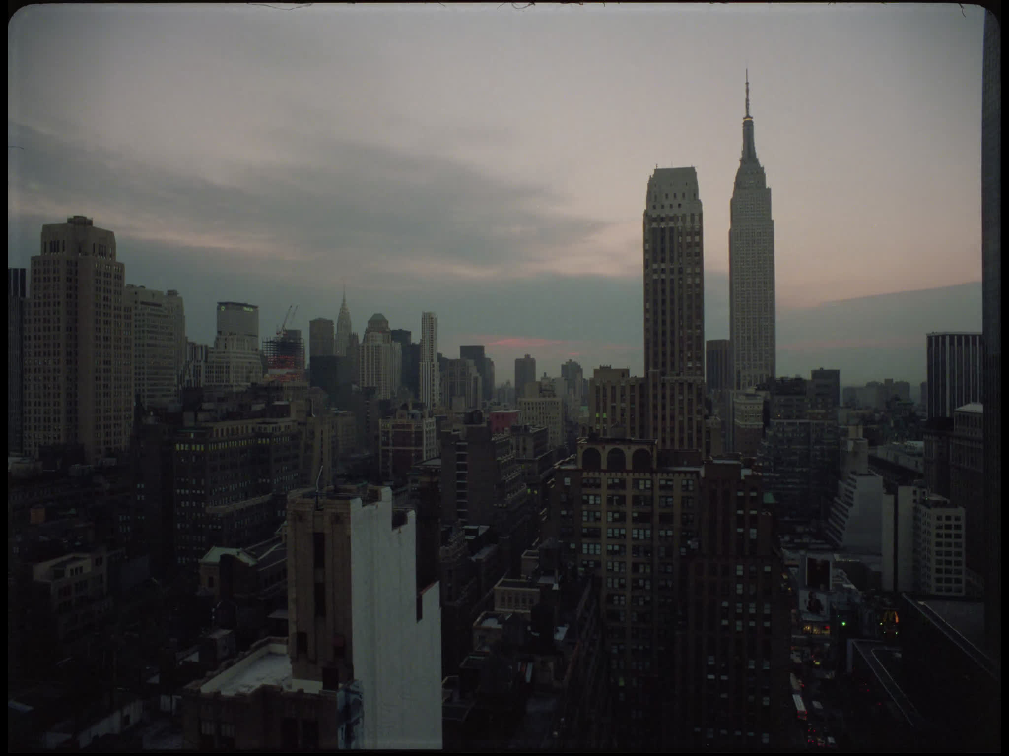 New York City Skyline Sunset