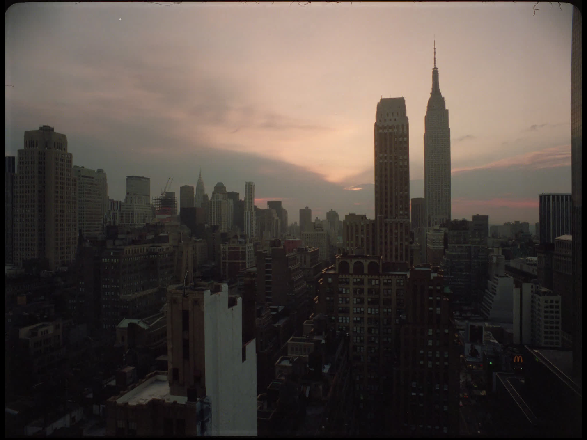 New York City Skyline Sunset
