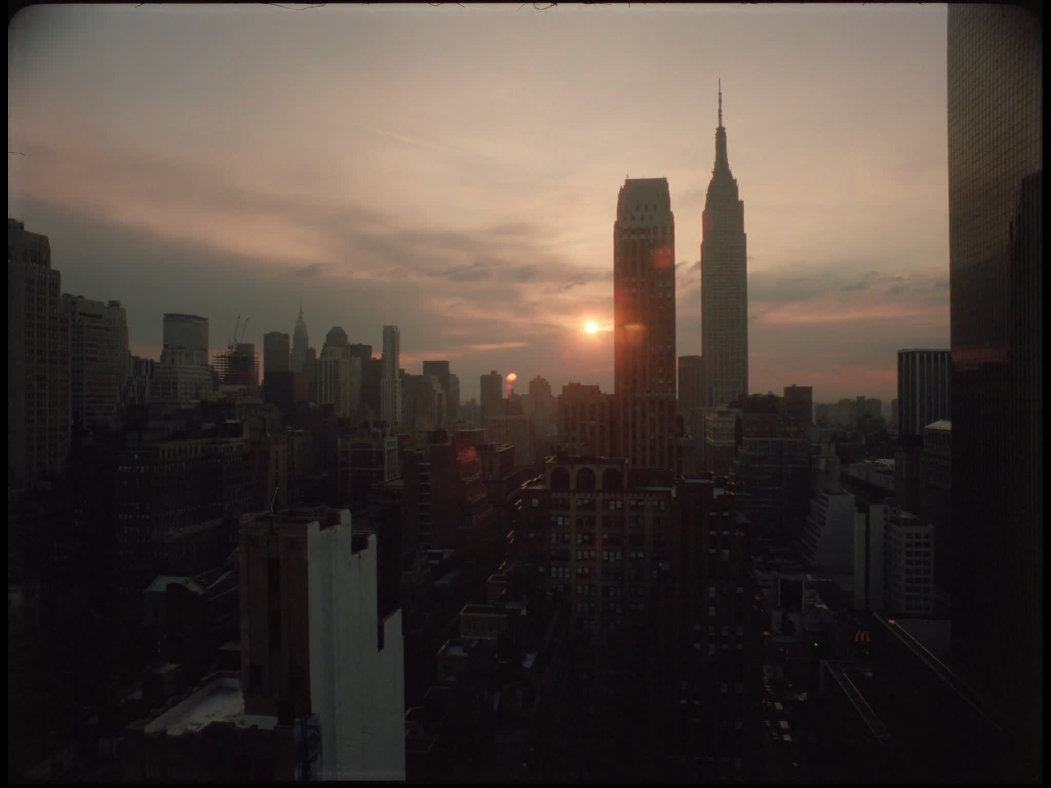 New York City Skyline Sunset