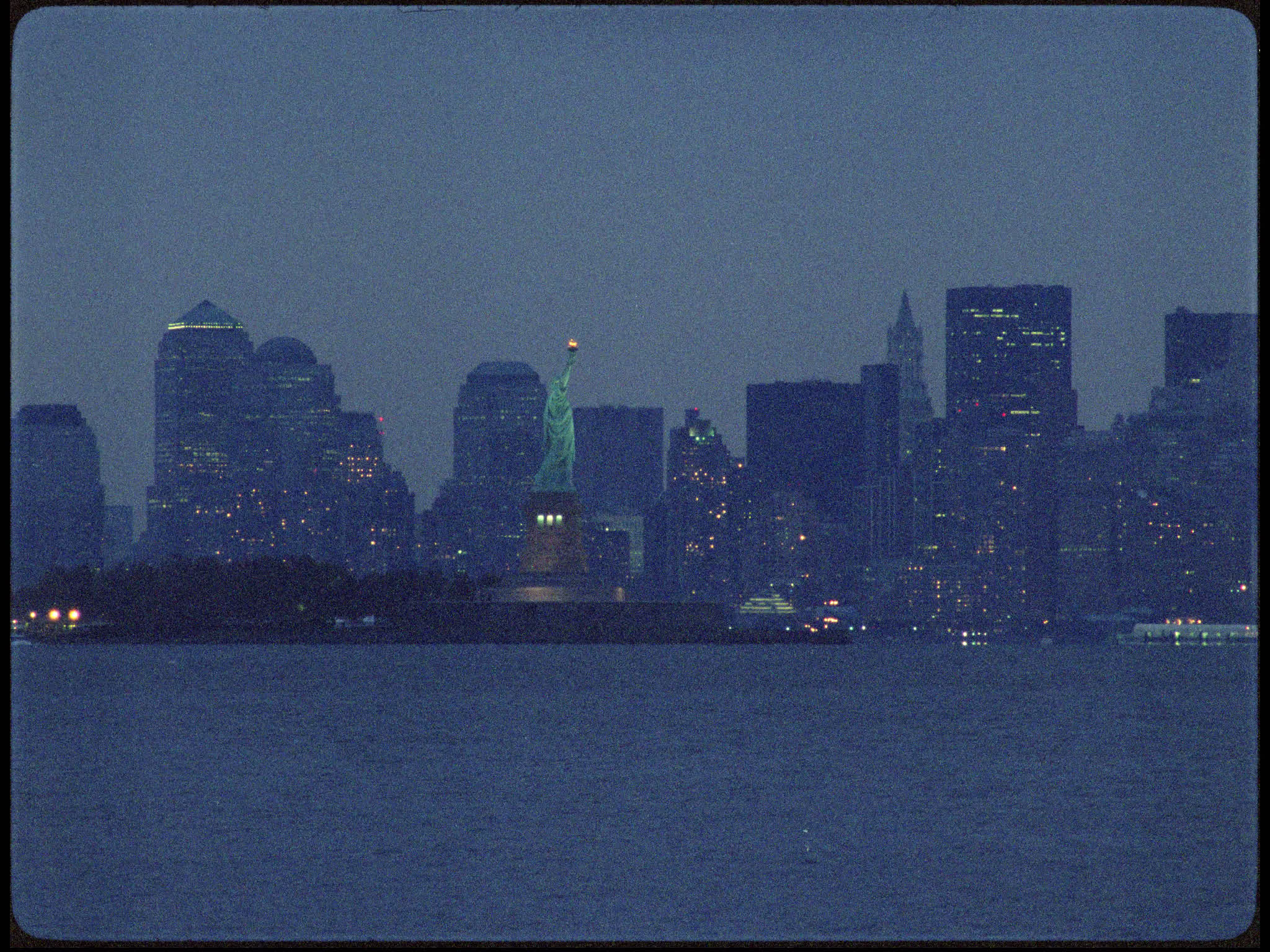 Statue of Liberty and Manhattan