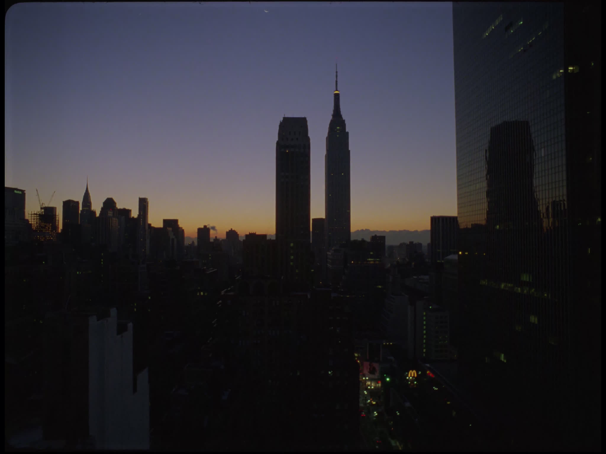 New York City Skyline Sunset