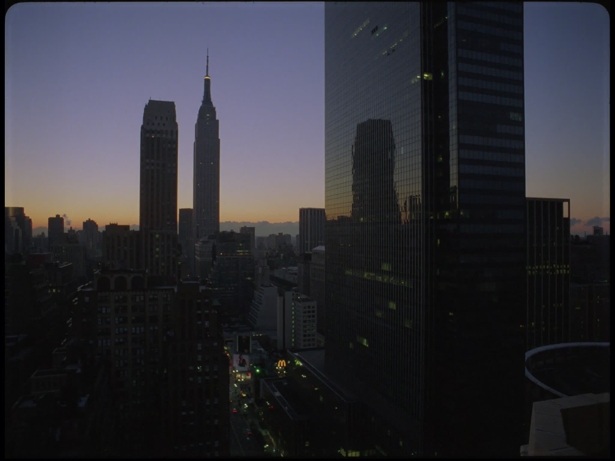 New York City Skyline Sunset