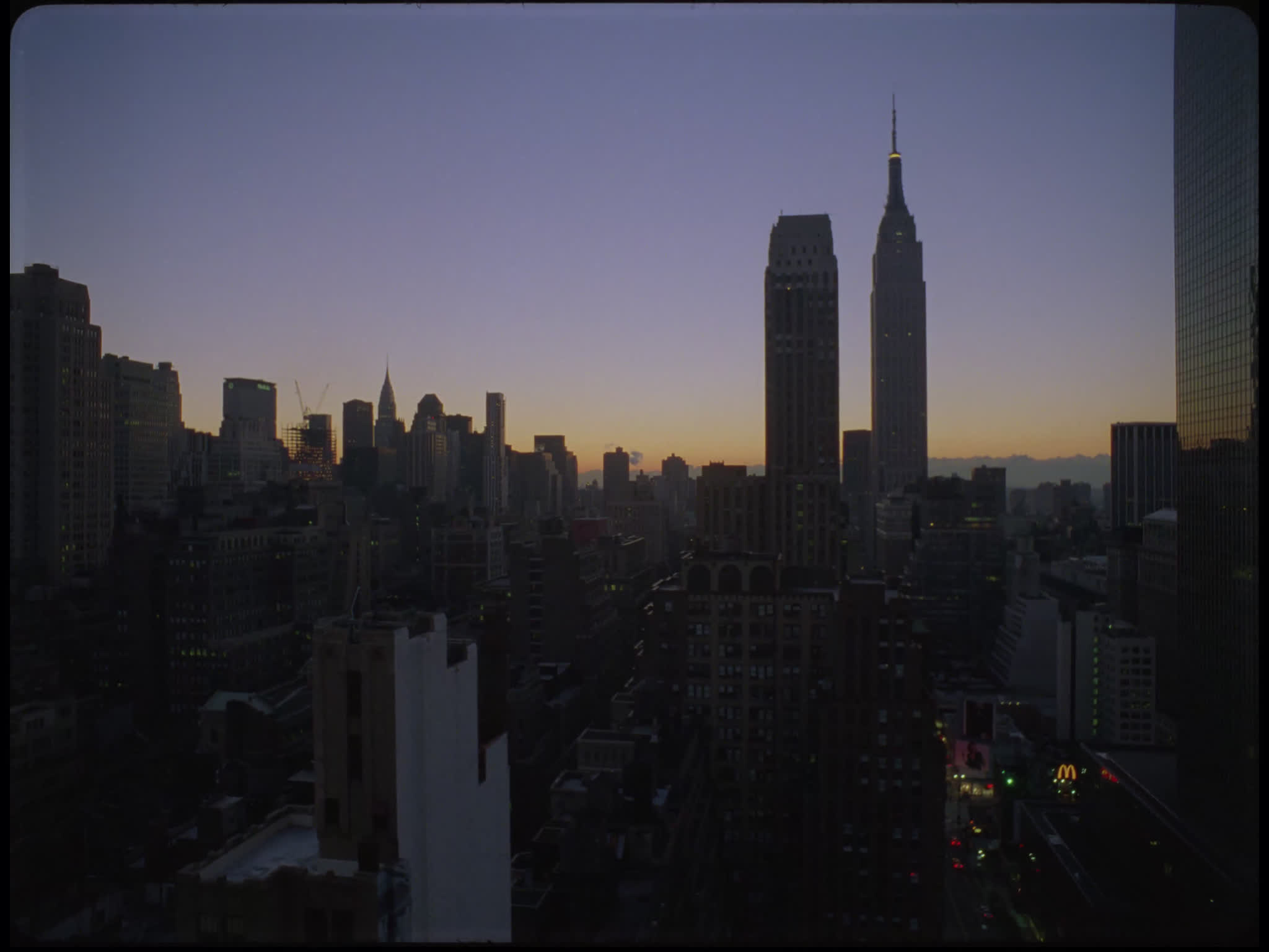 New York City Skyline Sunset