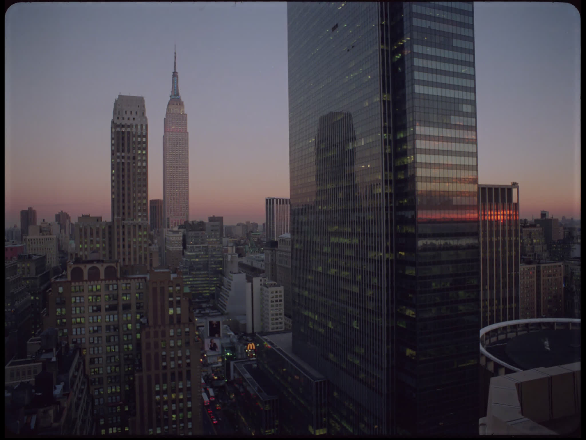 New York City Skyline Sunset