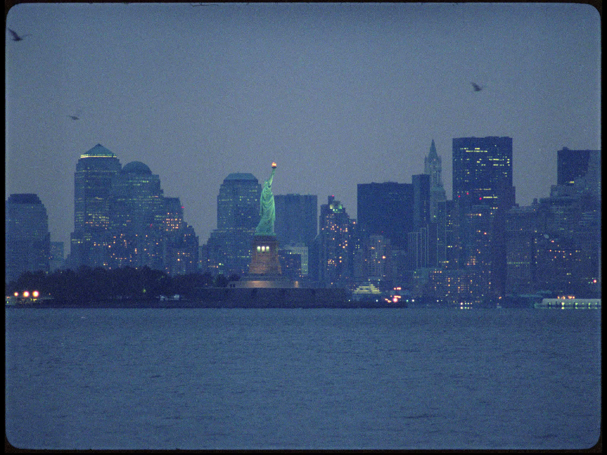 Statue of Liberty and Manhattan