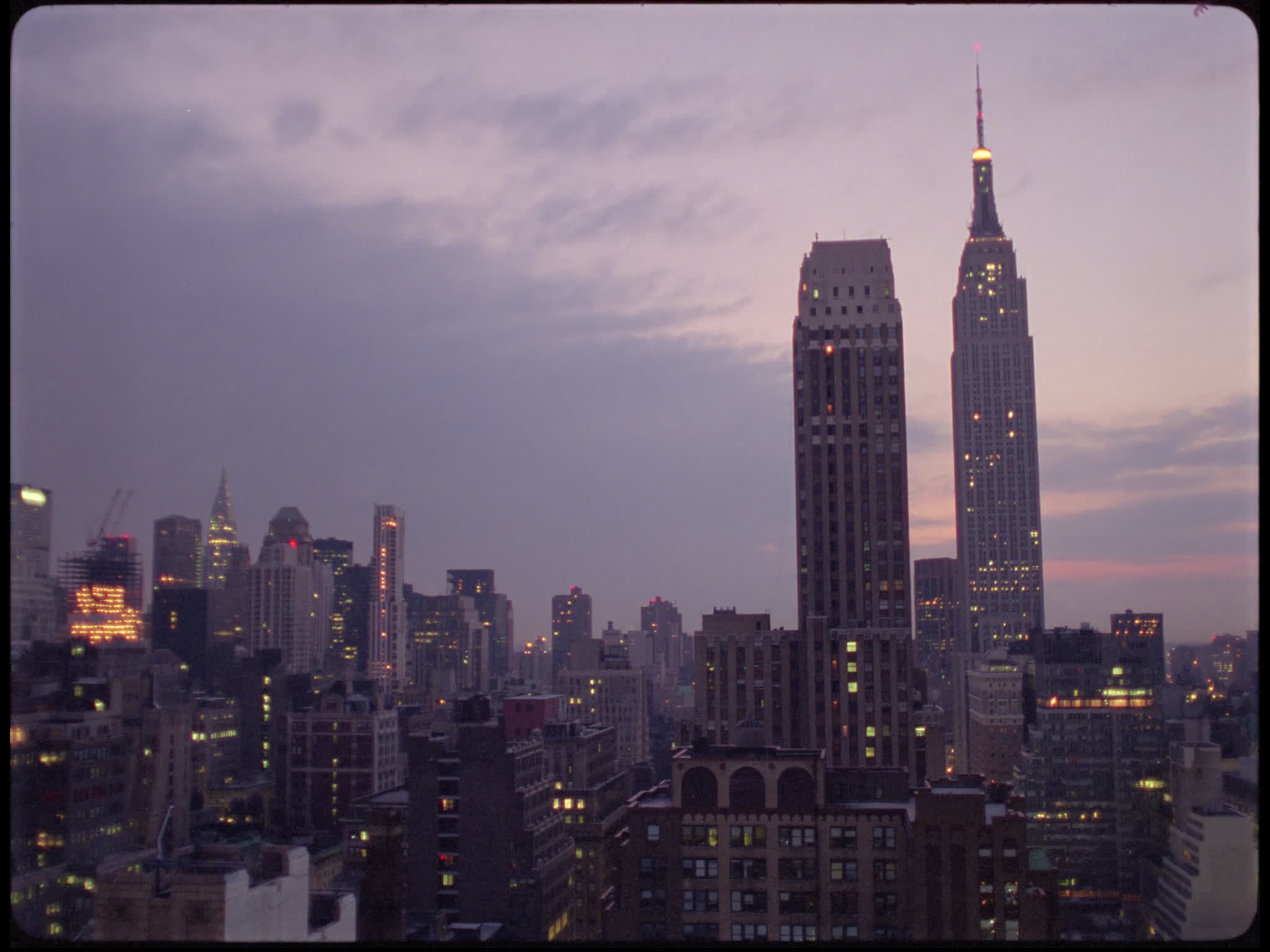 New York City Skyline Sunset