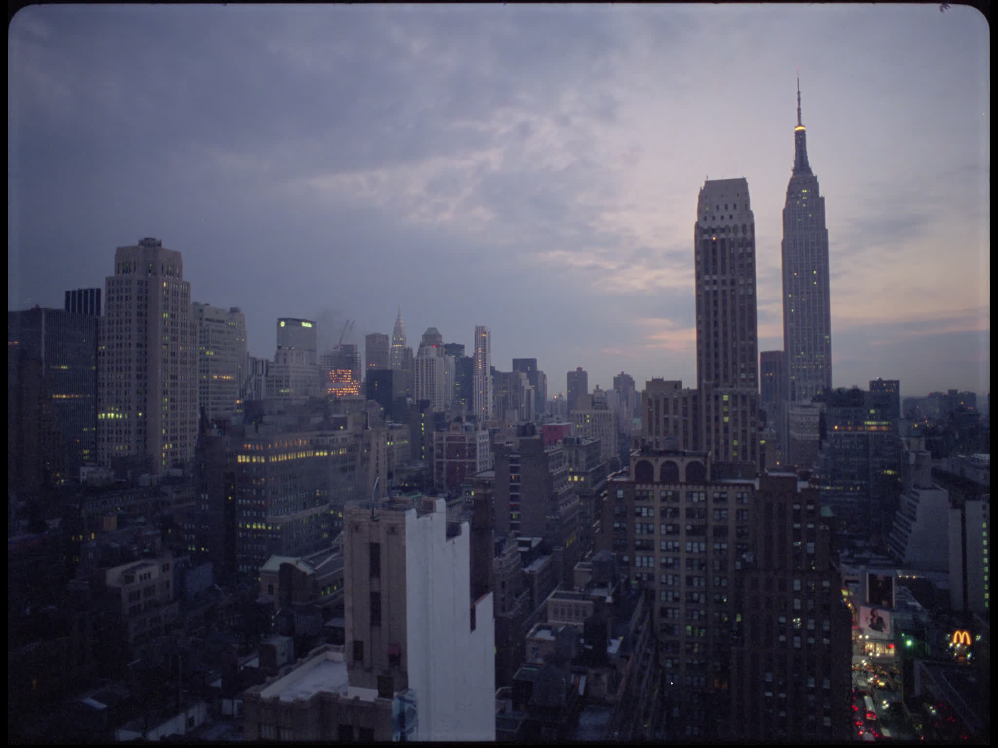 New York City Skyline Sunset