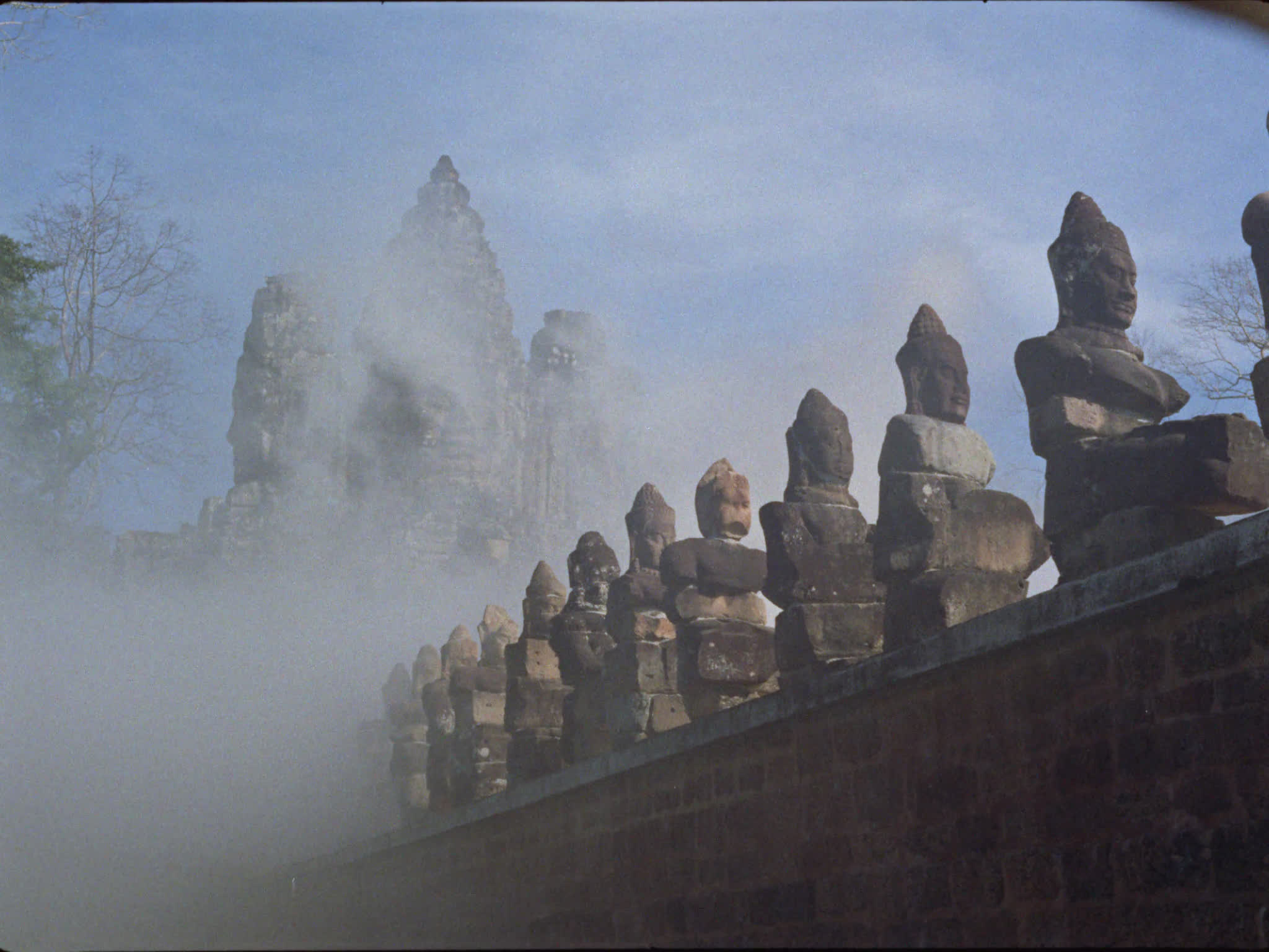 Row of Buddhas at Angkor Thom
