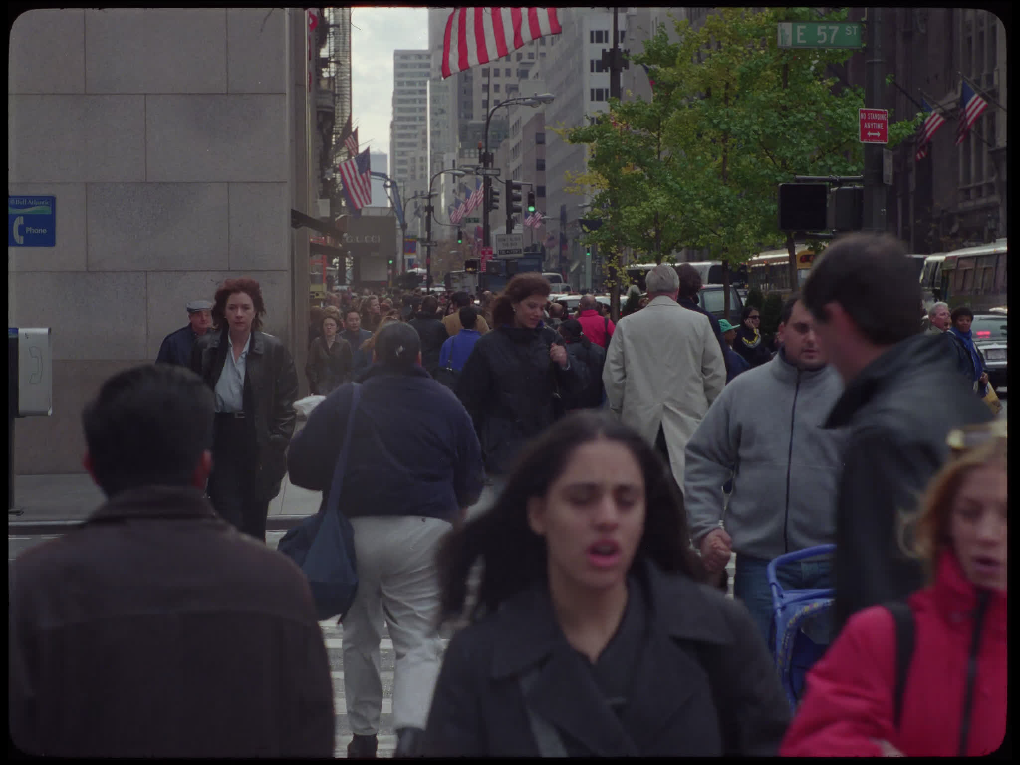 New York Pedestrians Crossing
