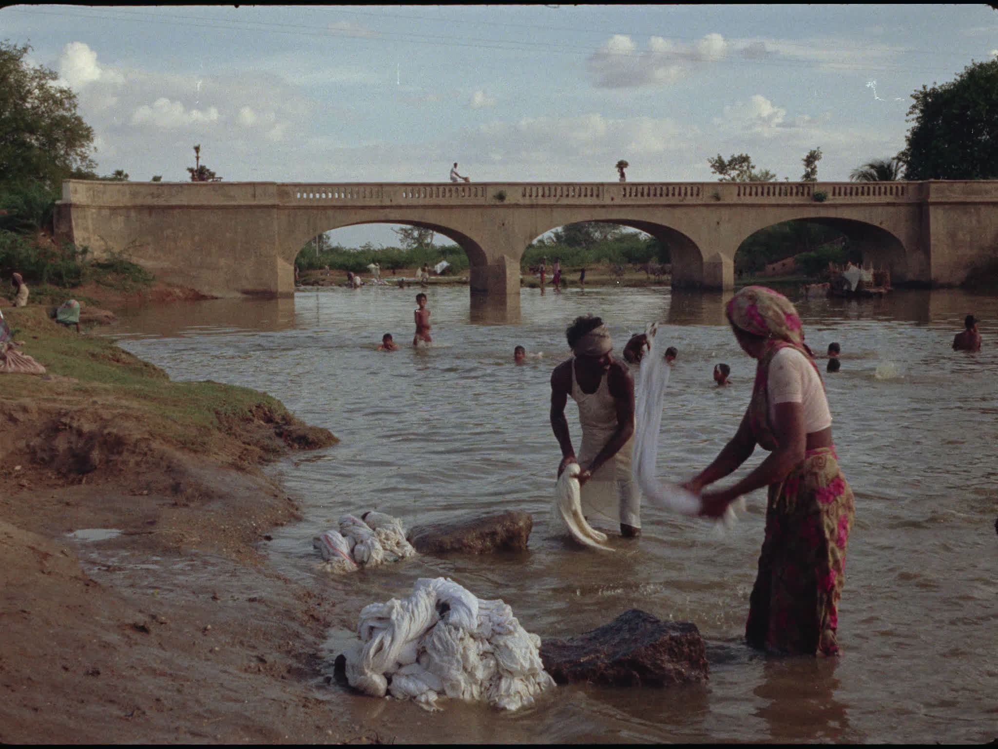 Washing Clothes in the River