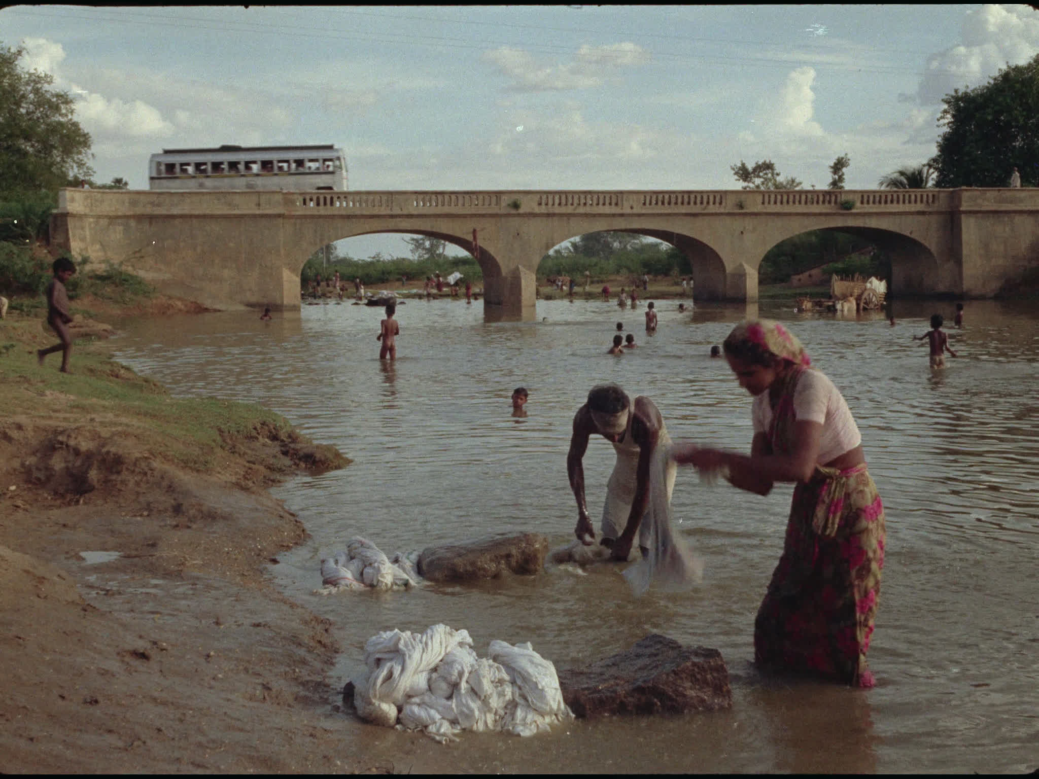 Washing Clothes in the River
