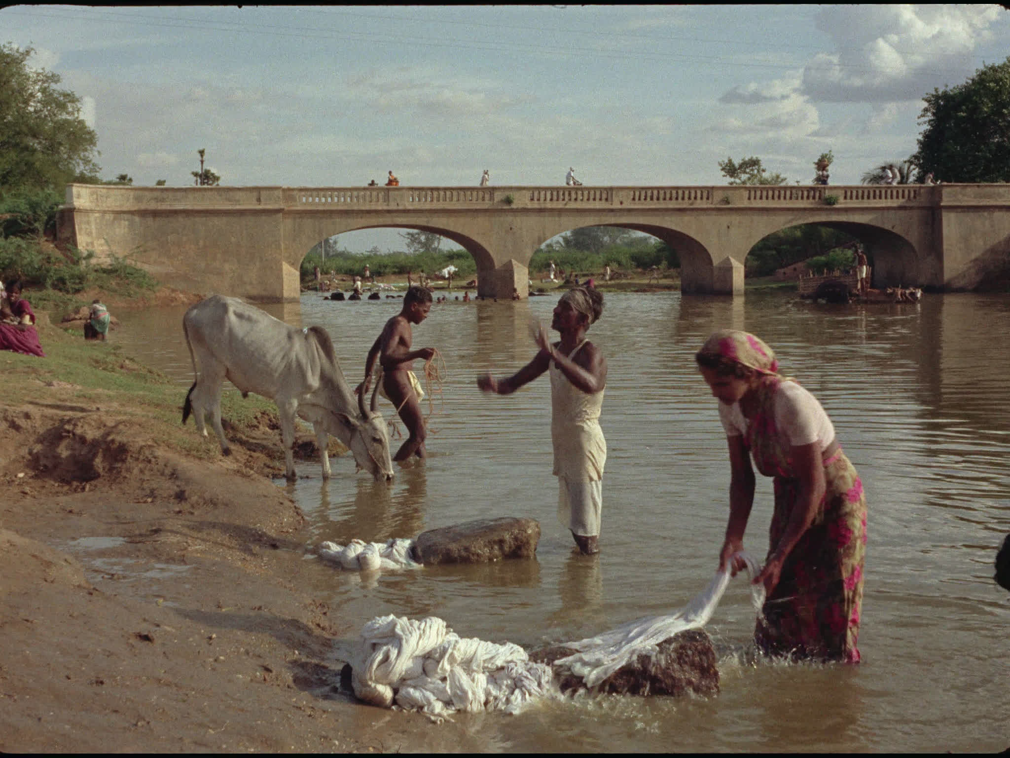 Washing Clothes in the River