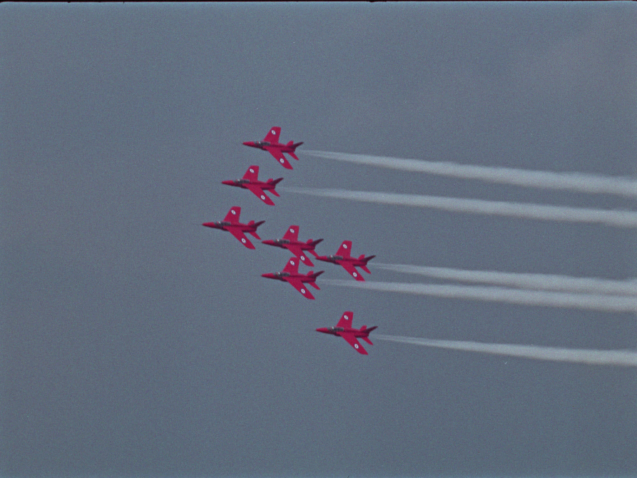 Red Arrows Fly in Formation