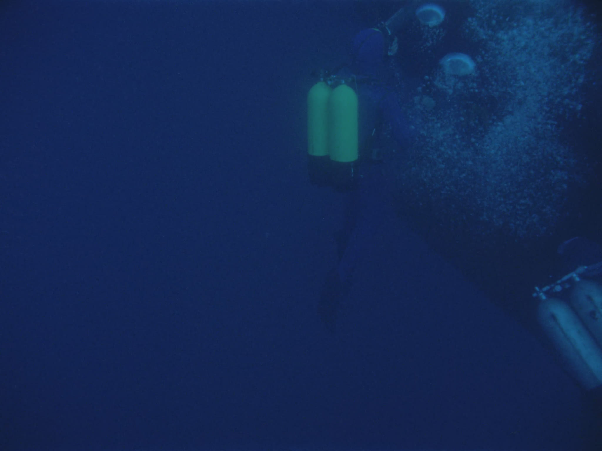 Divers Inspecting Oil Pipes
