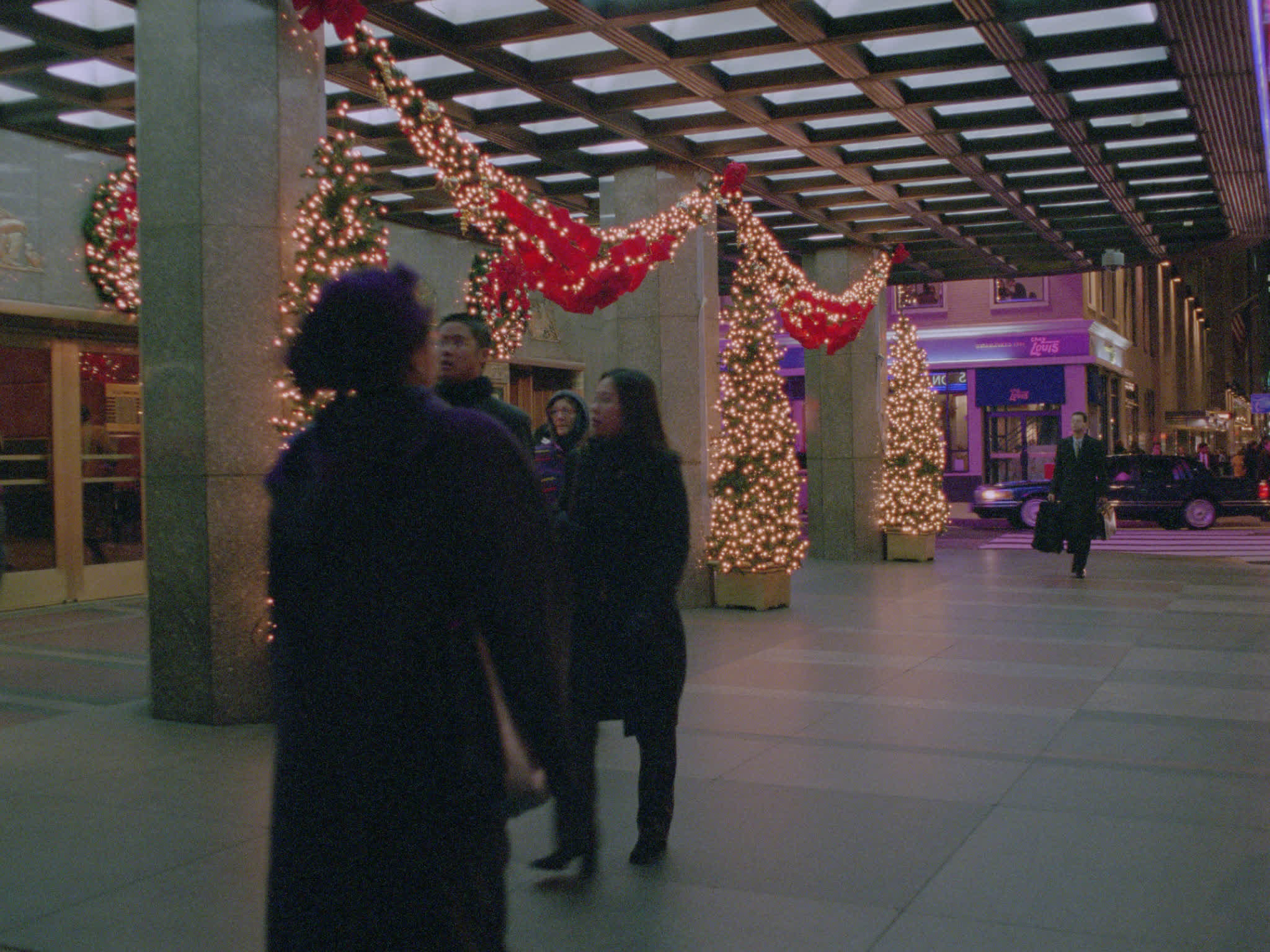 Christmas Shoppers in New York City