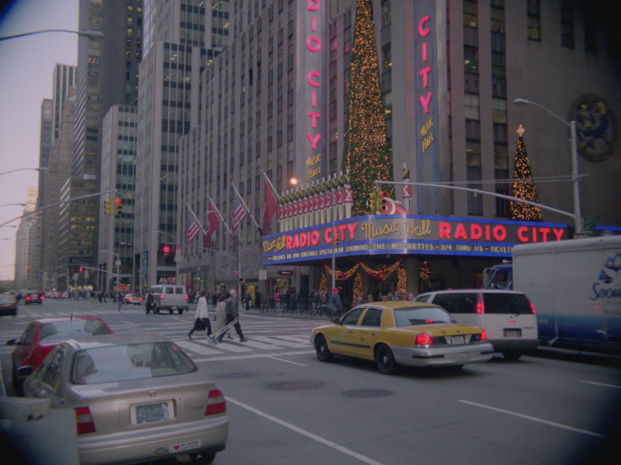 Traffic Outside Radio City Music Hall