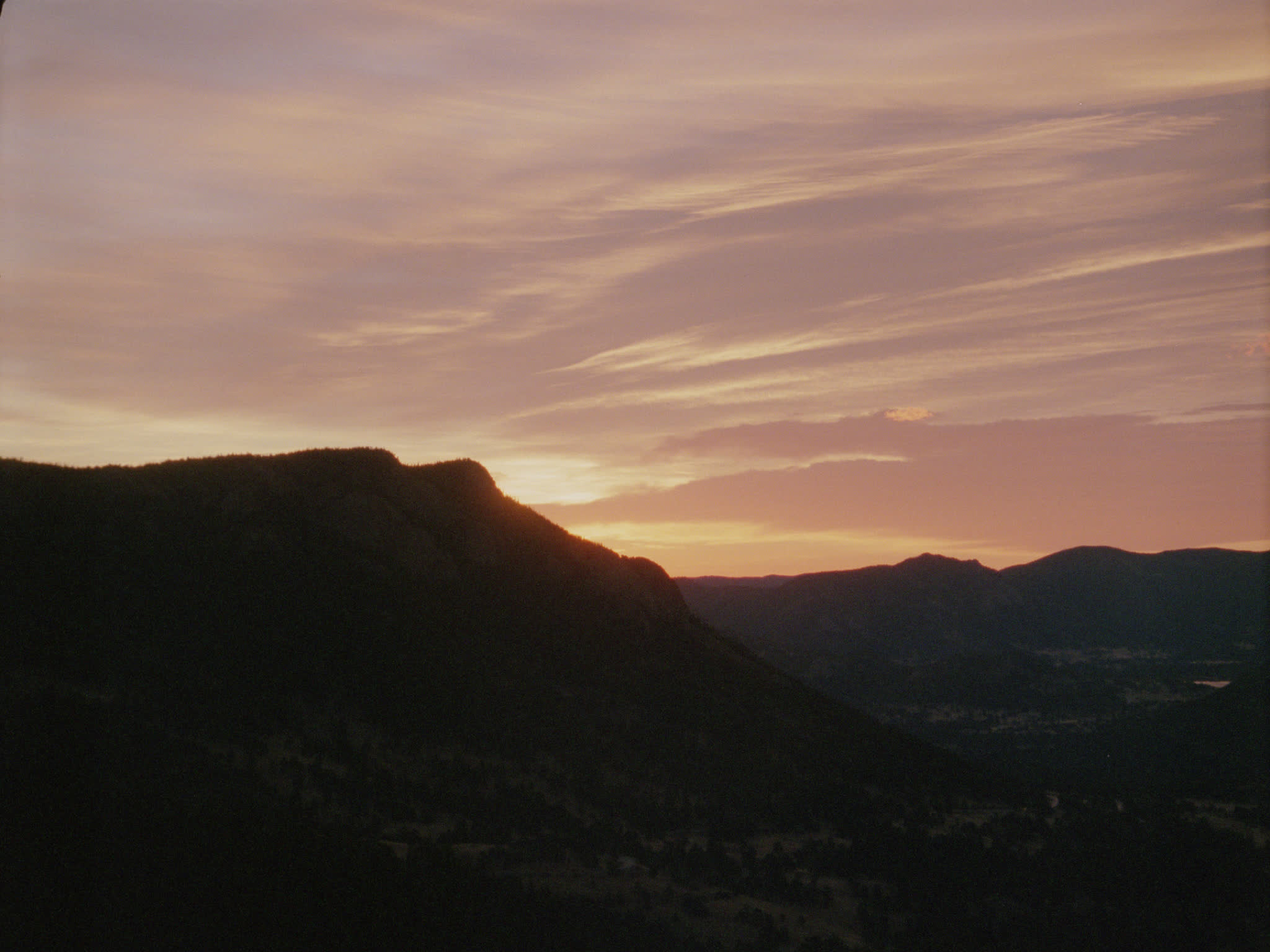 Rocky Mountains at Sunrise