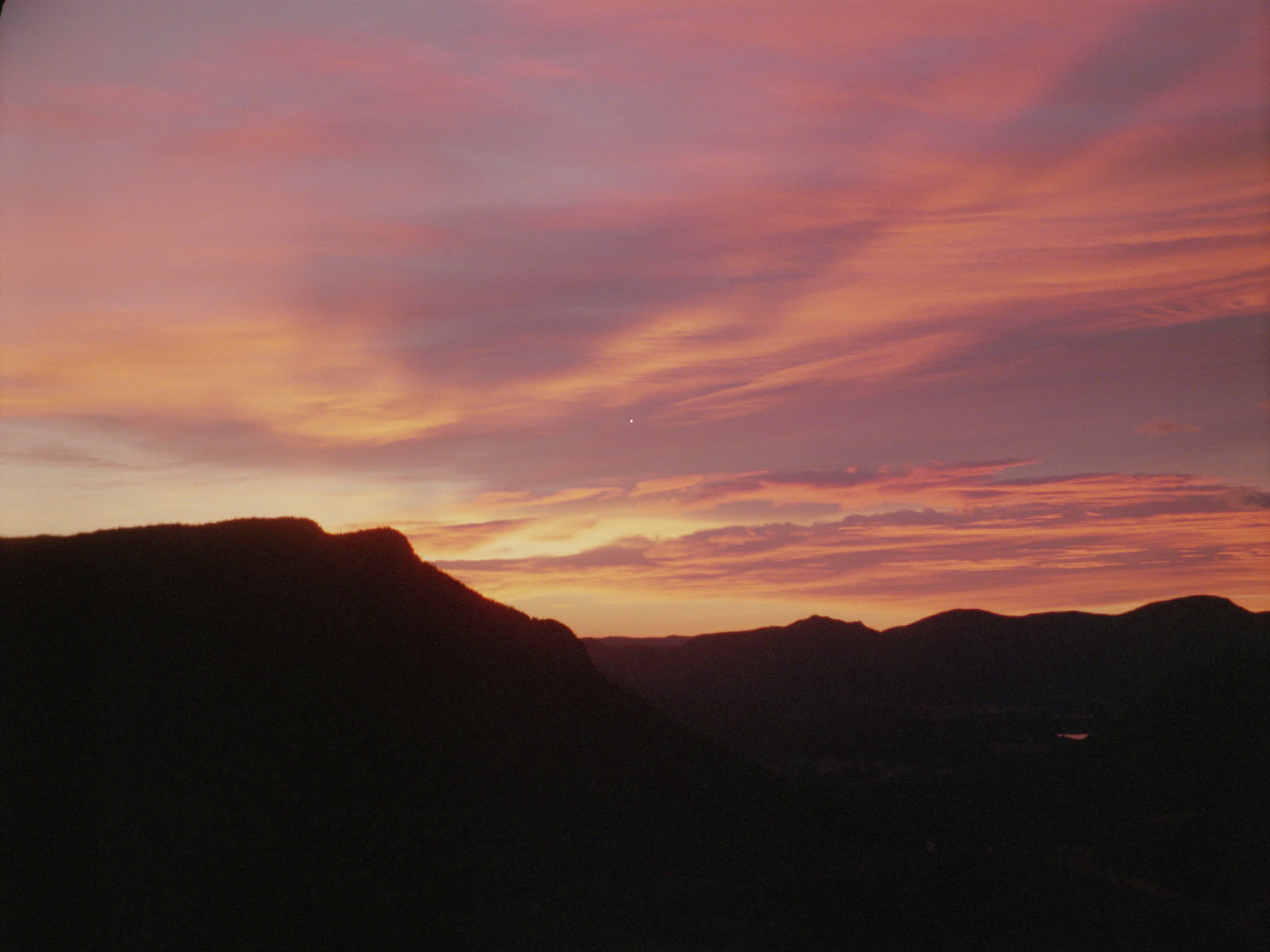 Rocky Mountains at Sunrise