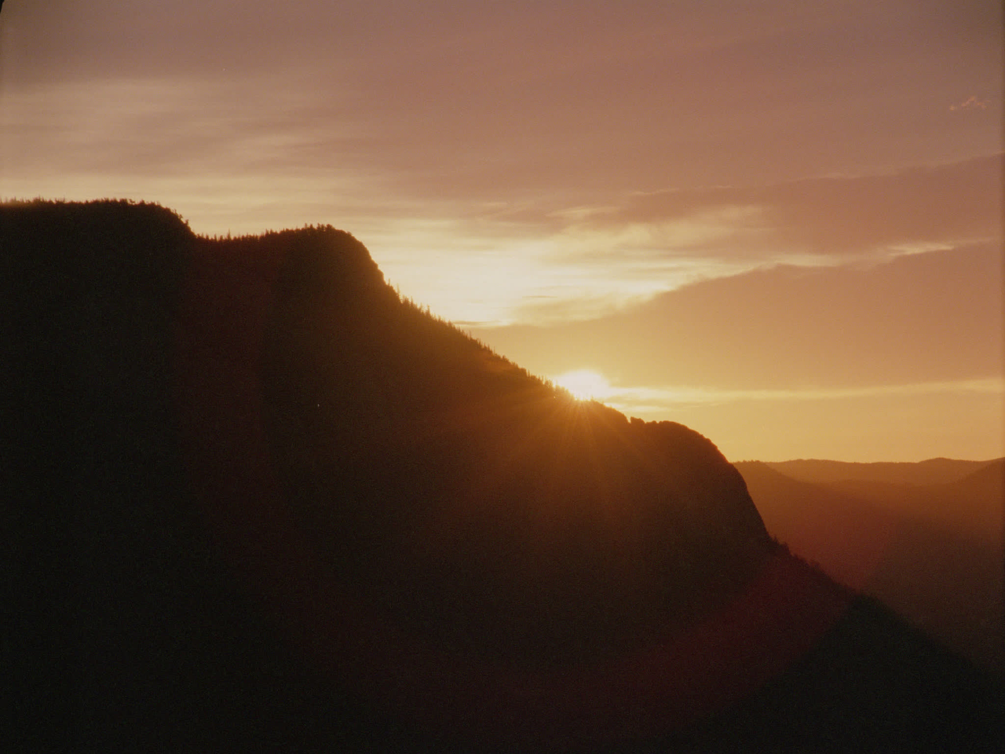 Rocky Mountains at Sunrise