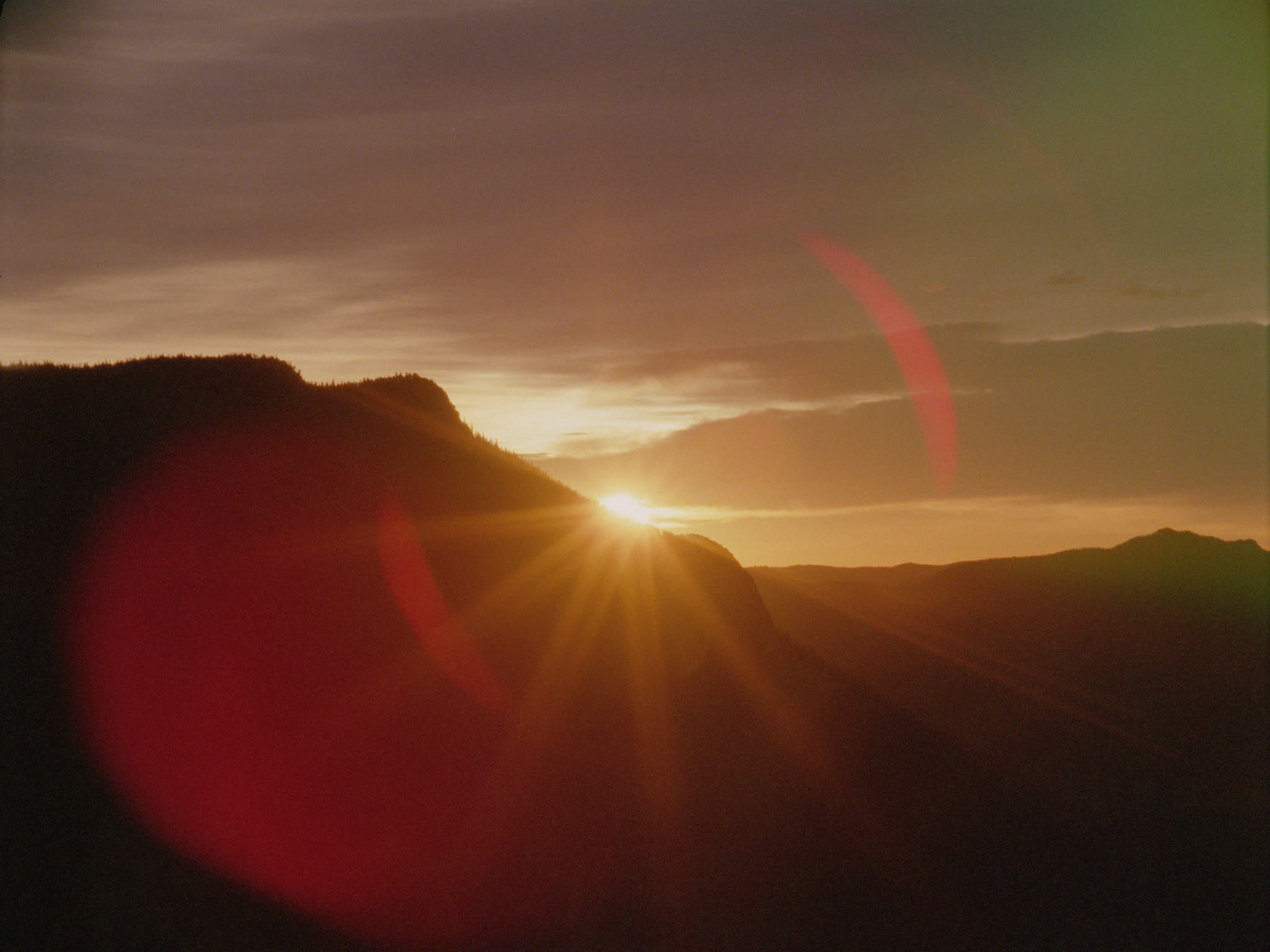 Rocky Mountains at Sunrise