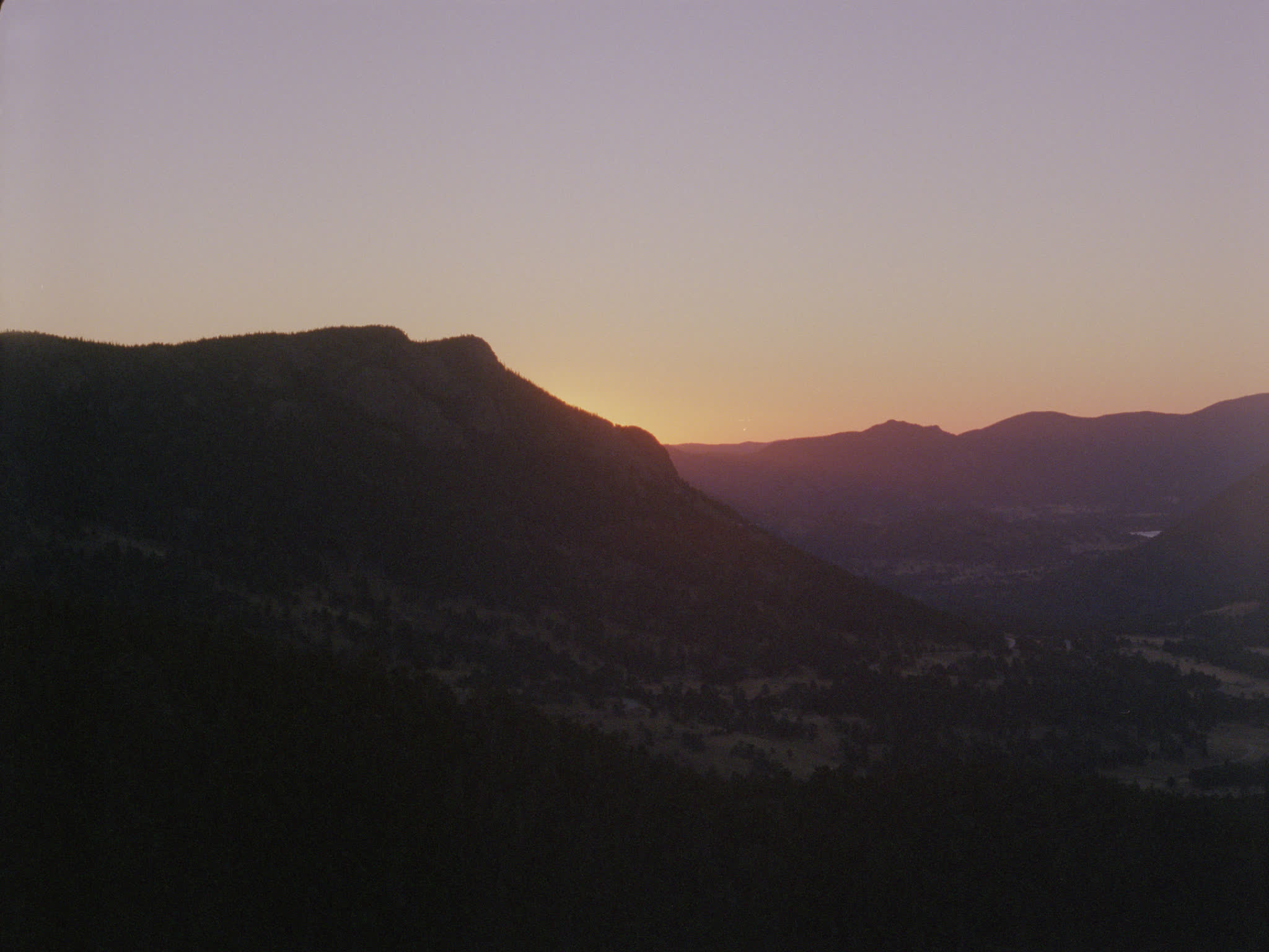 Rocky Mountains at Dawn