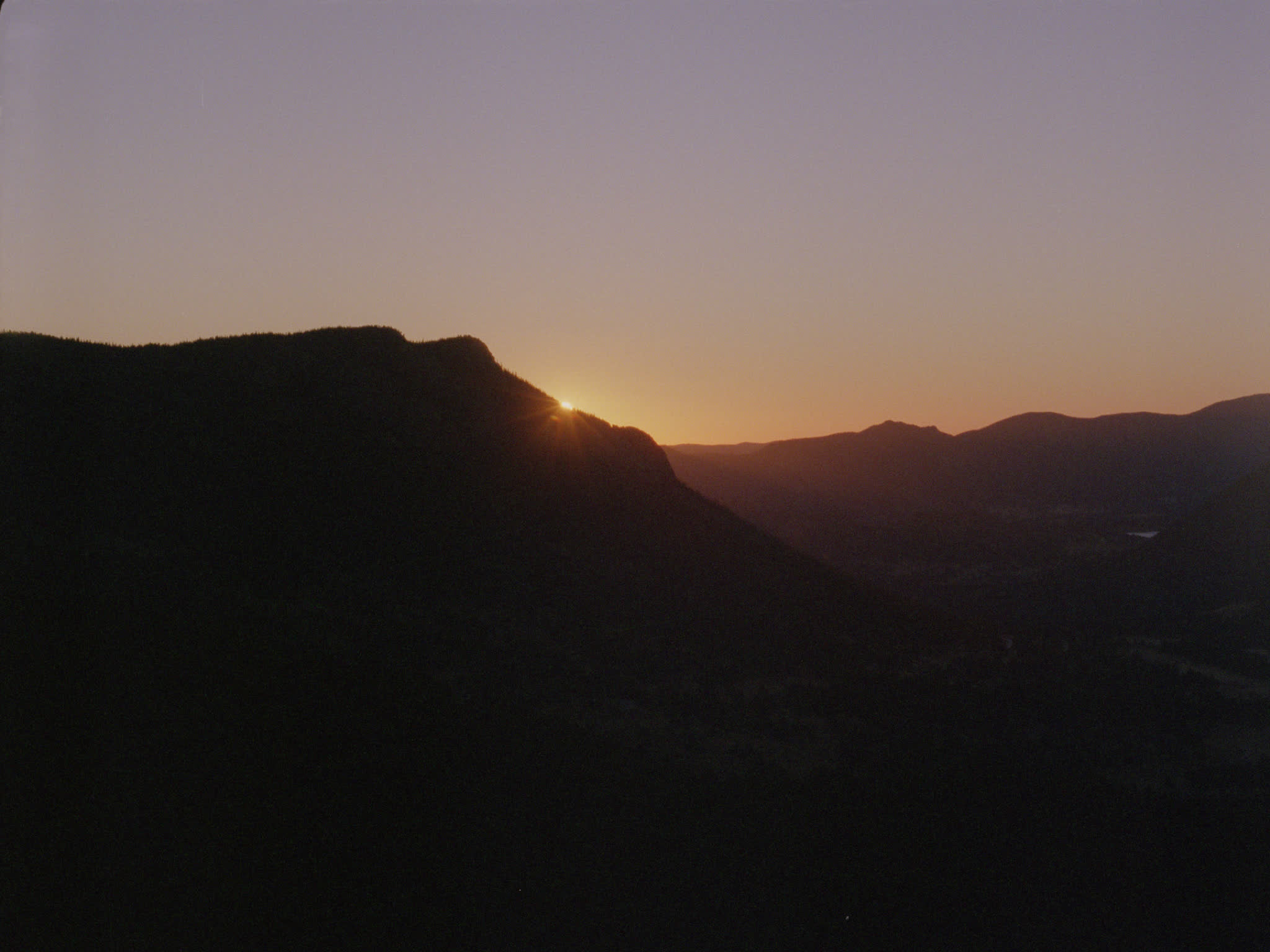 Rocky Mountains at Sunrise