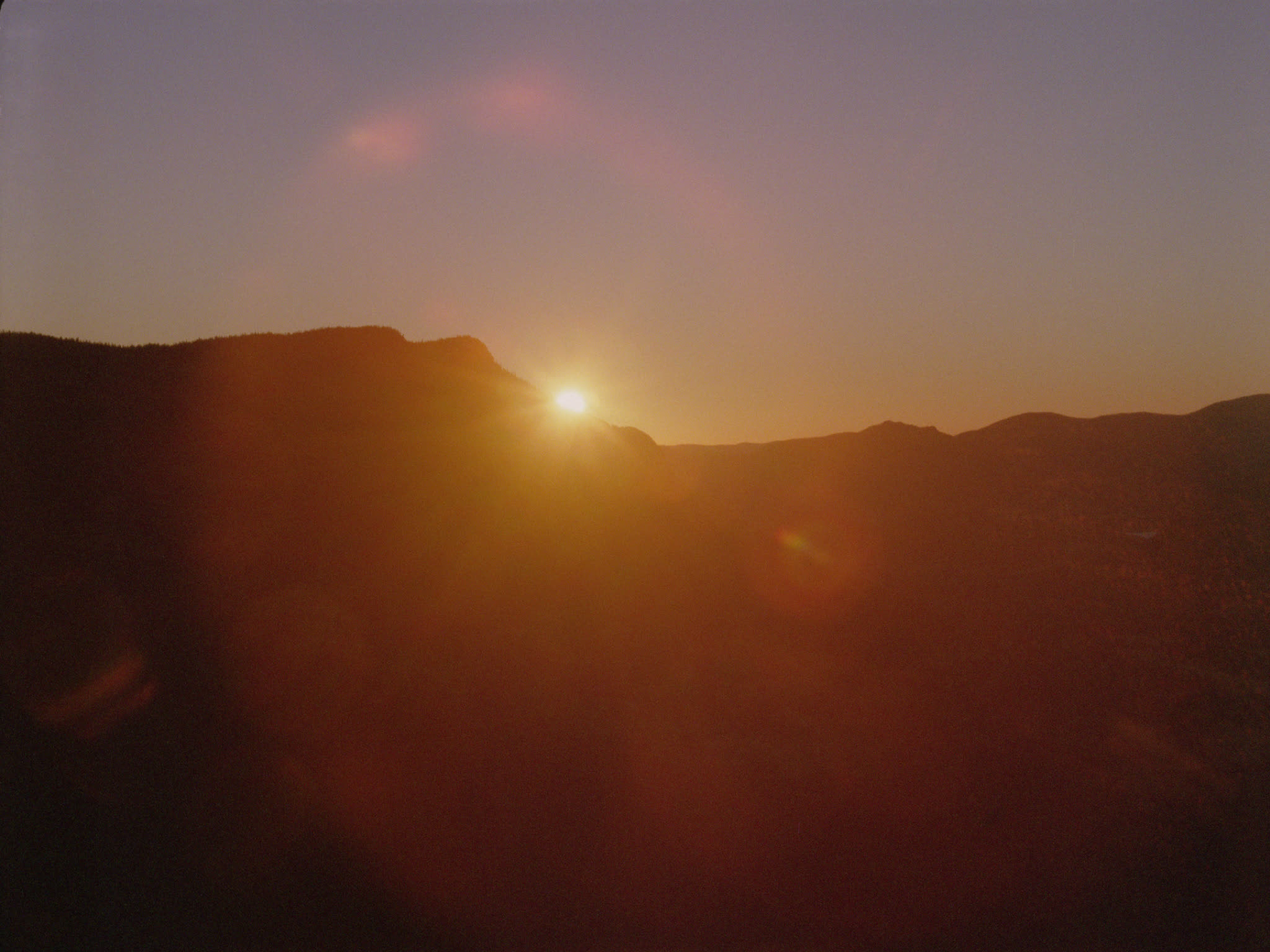 Rocky Mountains at Sunrise